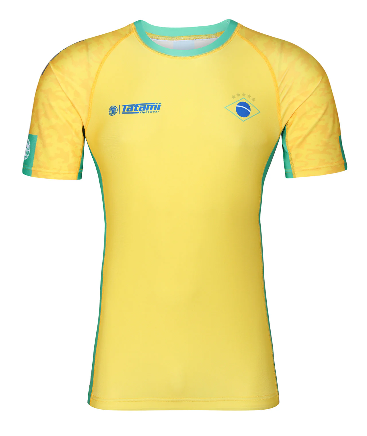Abstract Rash Guard - Brazil