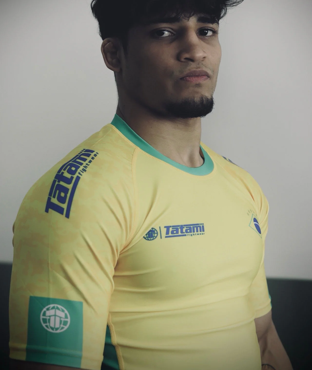 Abstract Rash Guard - Brazil - Image 2