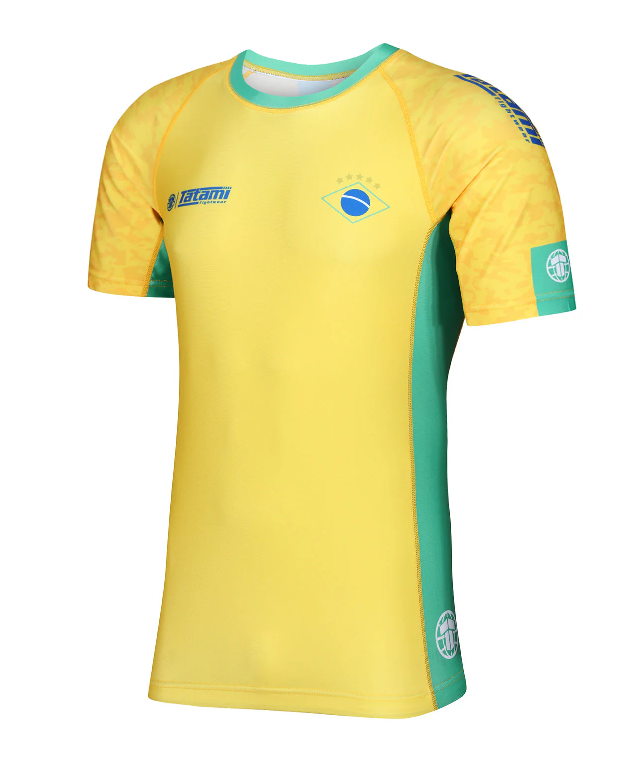 Abstract Rash Guard - Brazil - Image 4