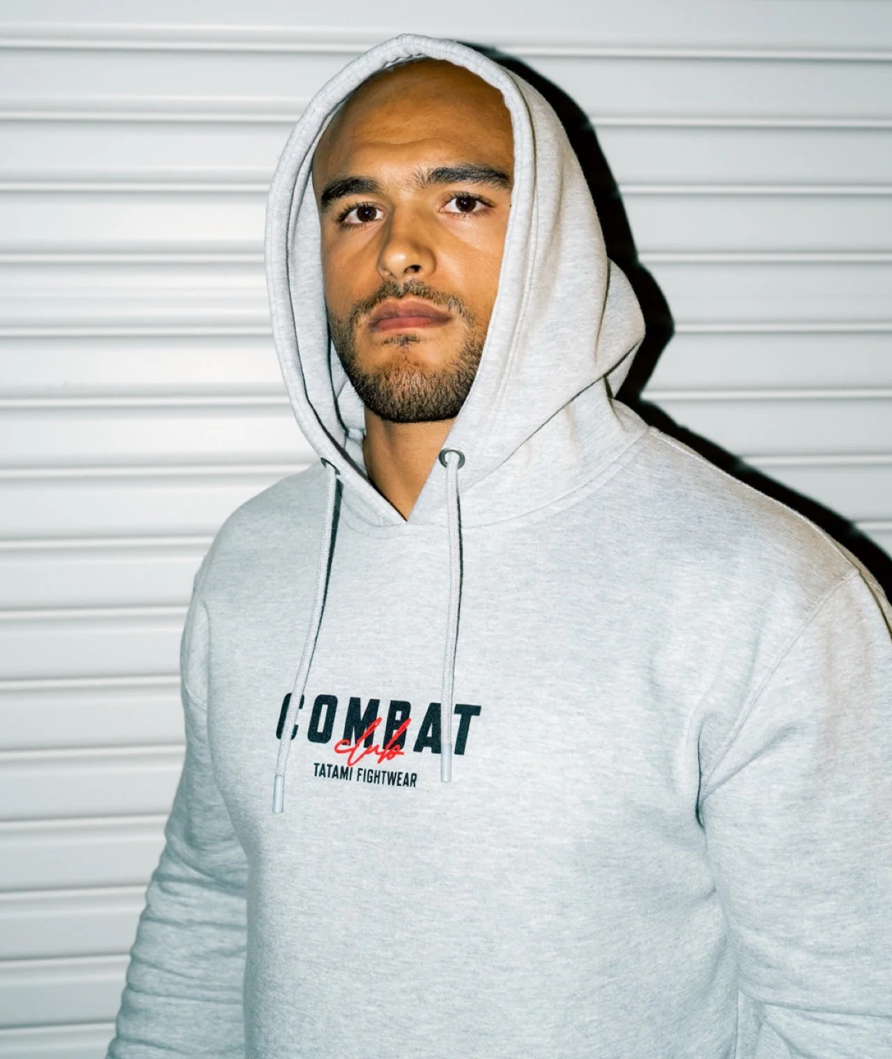 Combat Club Hoodie - Grey - Image 2