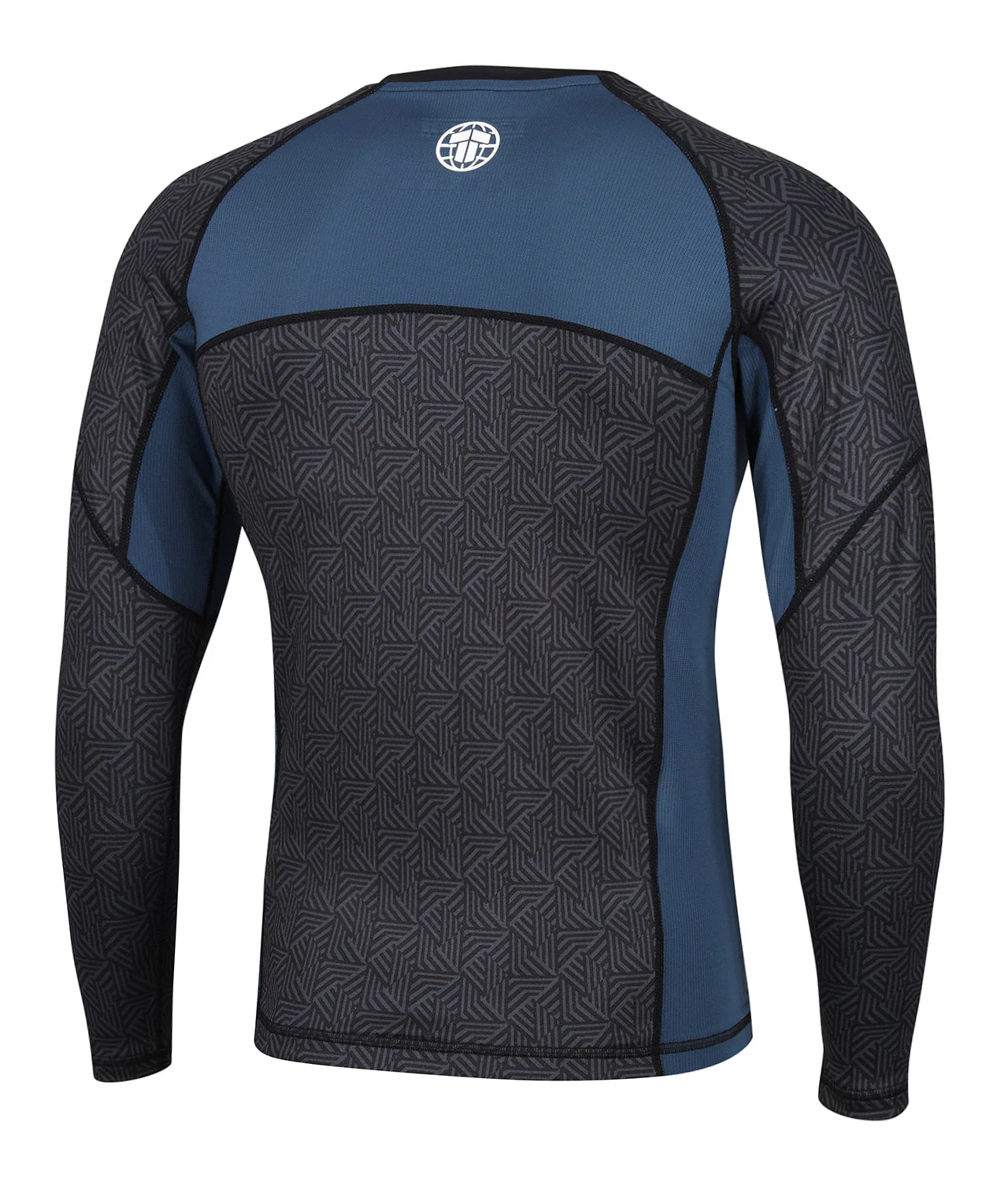 Dimension Long Sleeve Rash Guard - Petrol Blue - Image 5