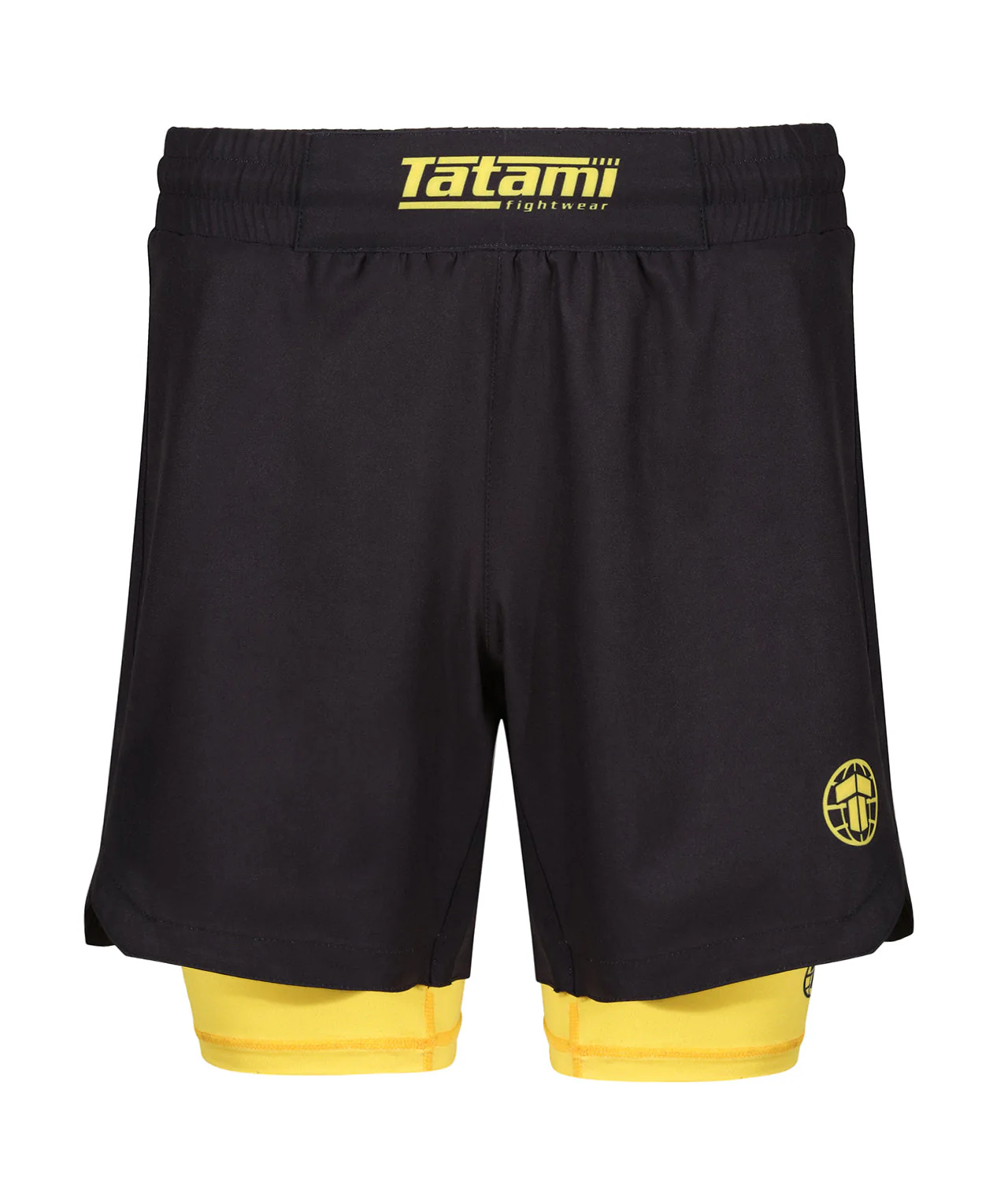 Dual Layer Grappling Shorts - Yellow - Image 3