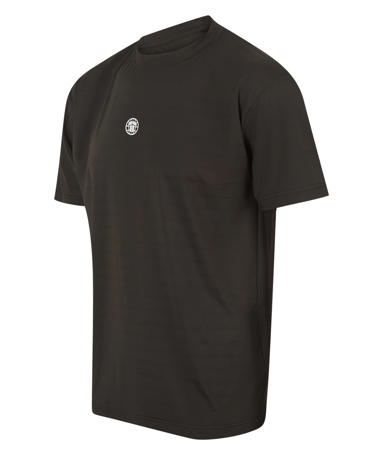 Enduro Dry Fit Mesh T-Shirt - Dark Brown - Image 2