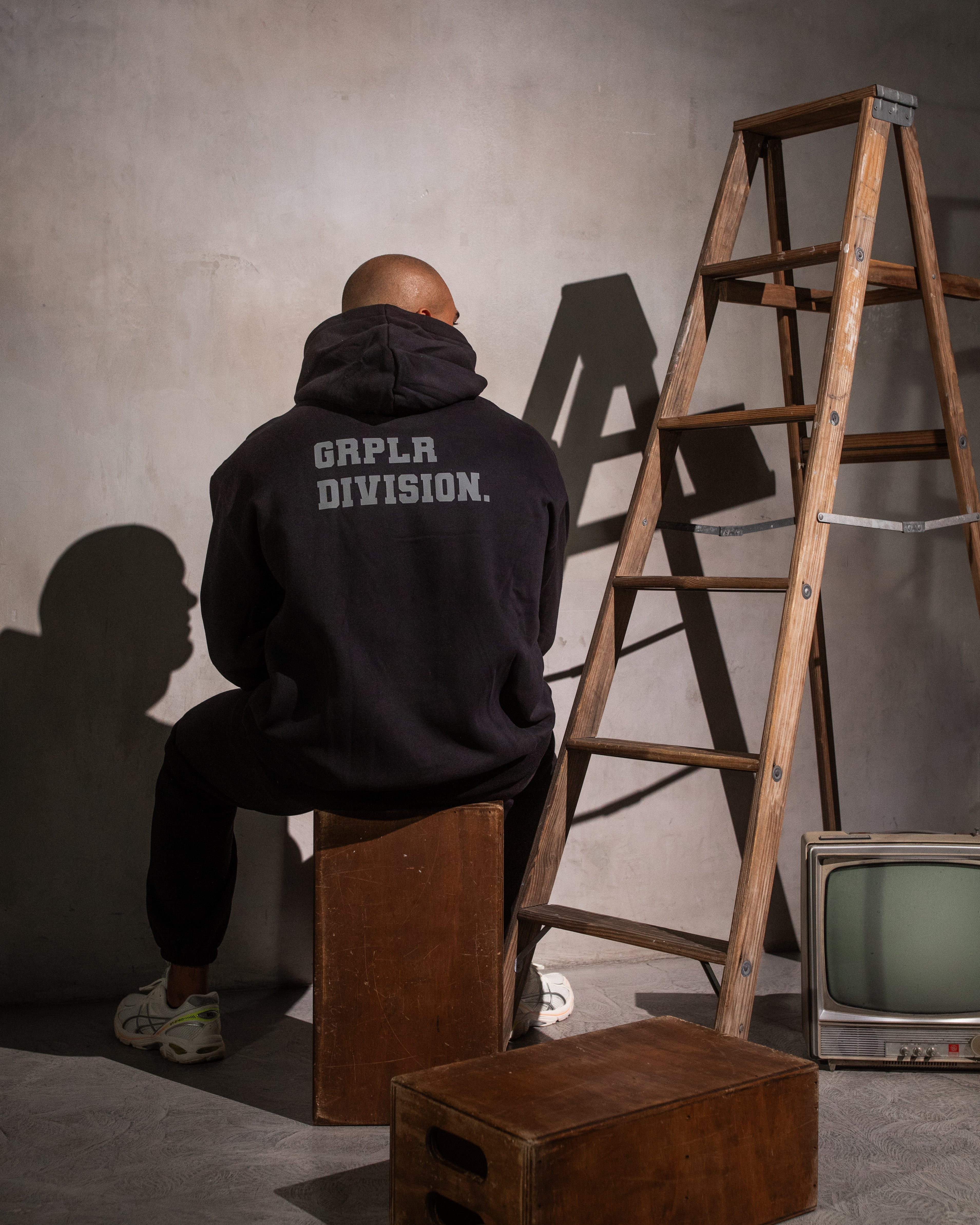 GRPLR Division Oversized Hoodie - Black - Image 2