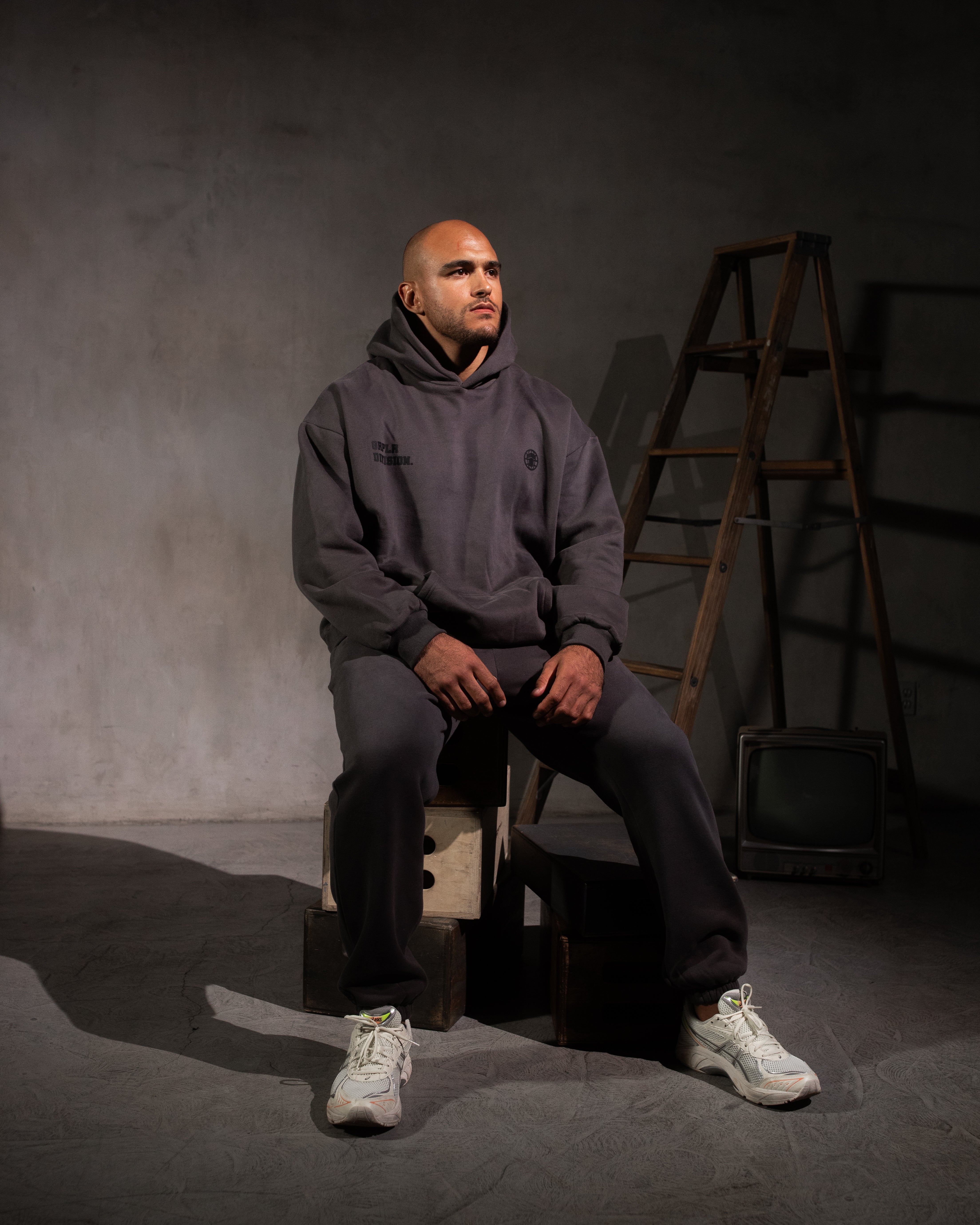 GRPLR Division Oversized Hoodie - Grey - Image 8