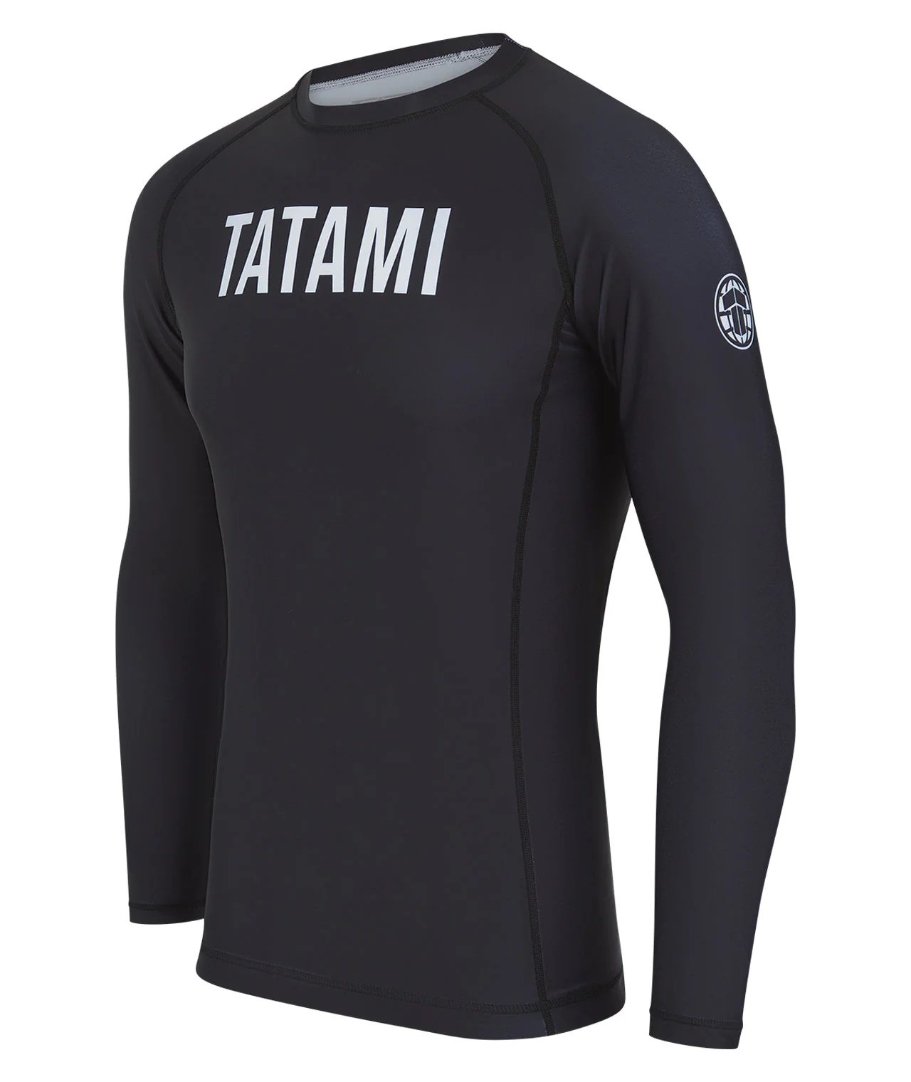 Mens Helena Ranked Long Sleeve Rash Guard - Black - Image 3