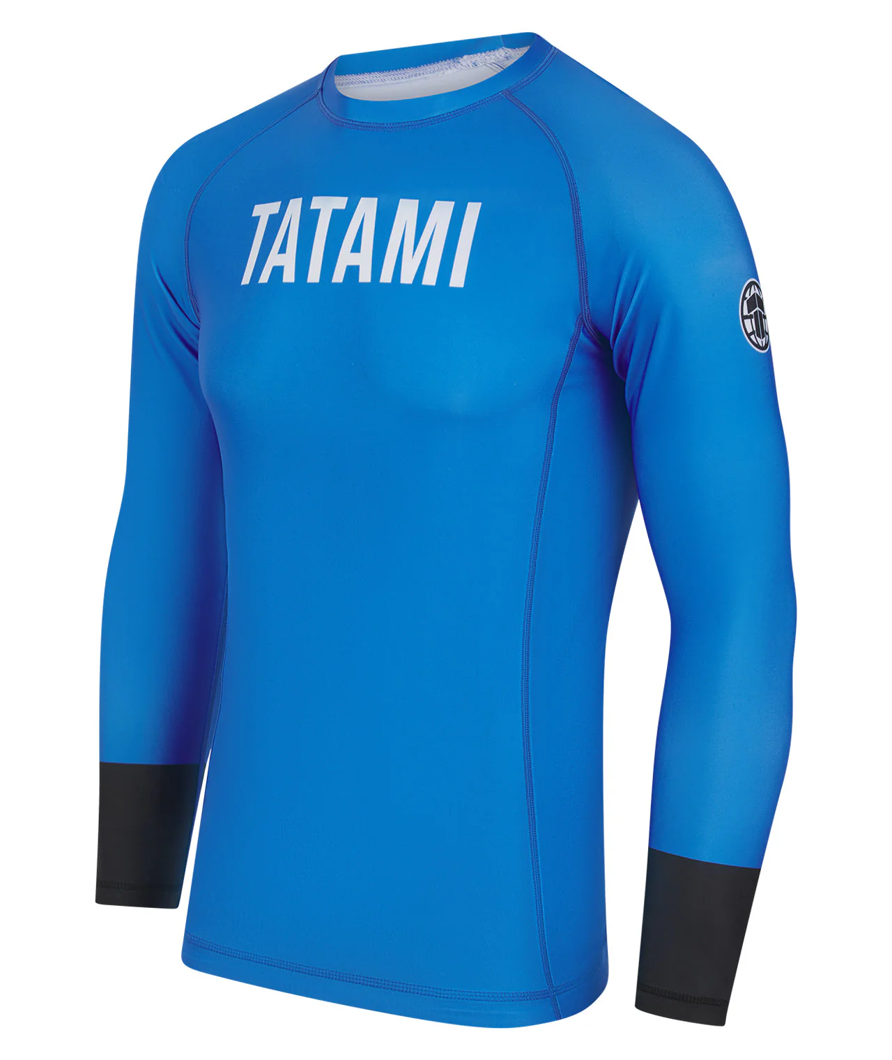 Mens Helena Ranked Long Sleeve Rash Guard - Blue - Image 3