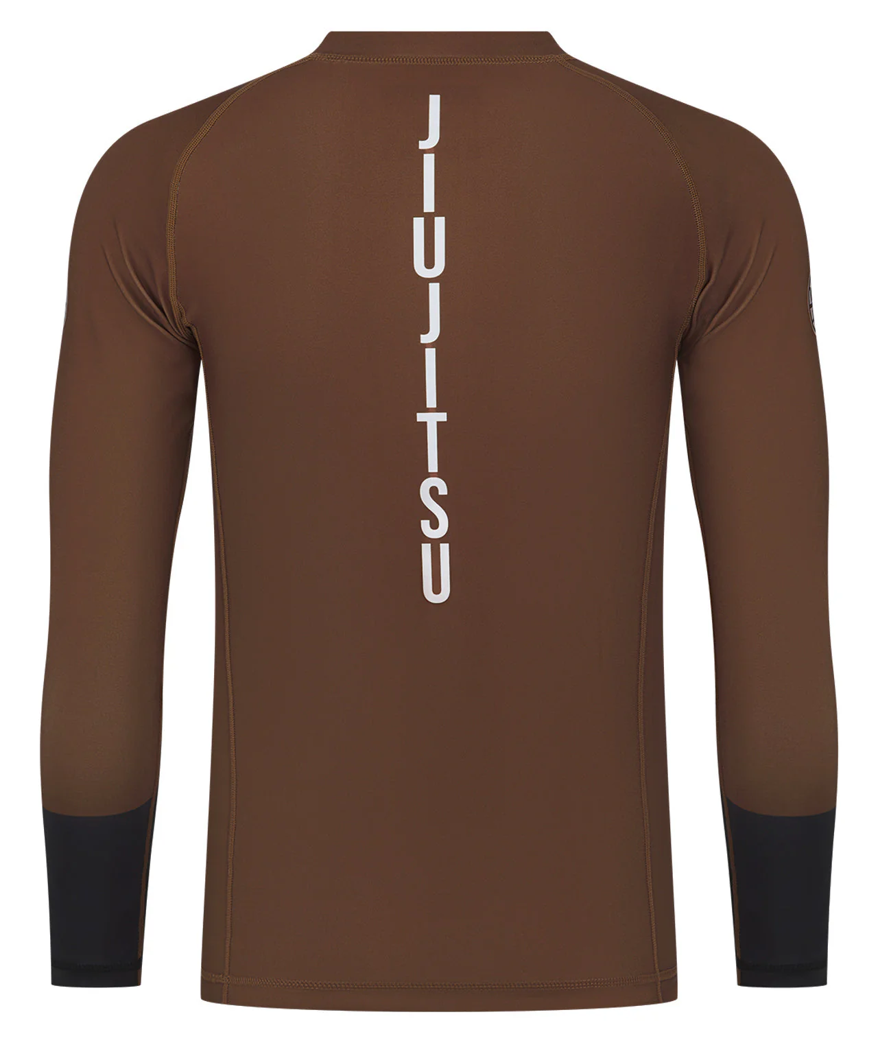 Mens Helena Ranked Long Sleeve Rash Guard - Brown - Image 2