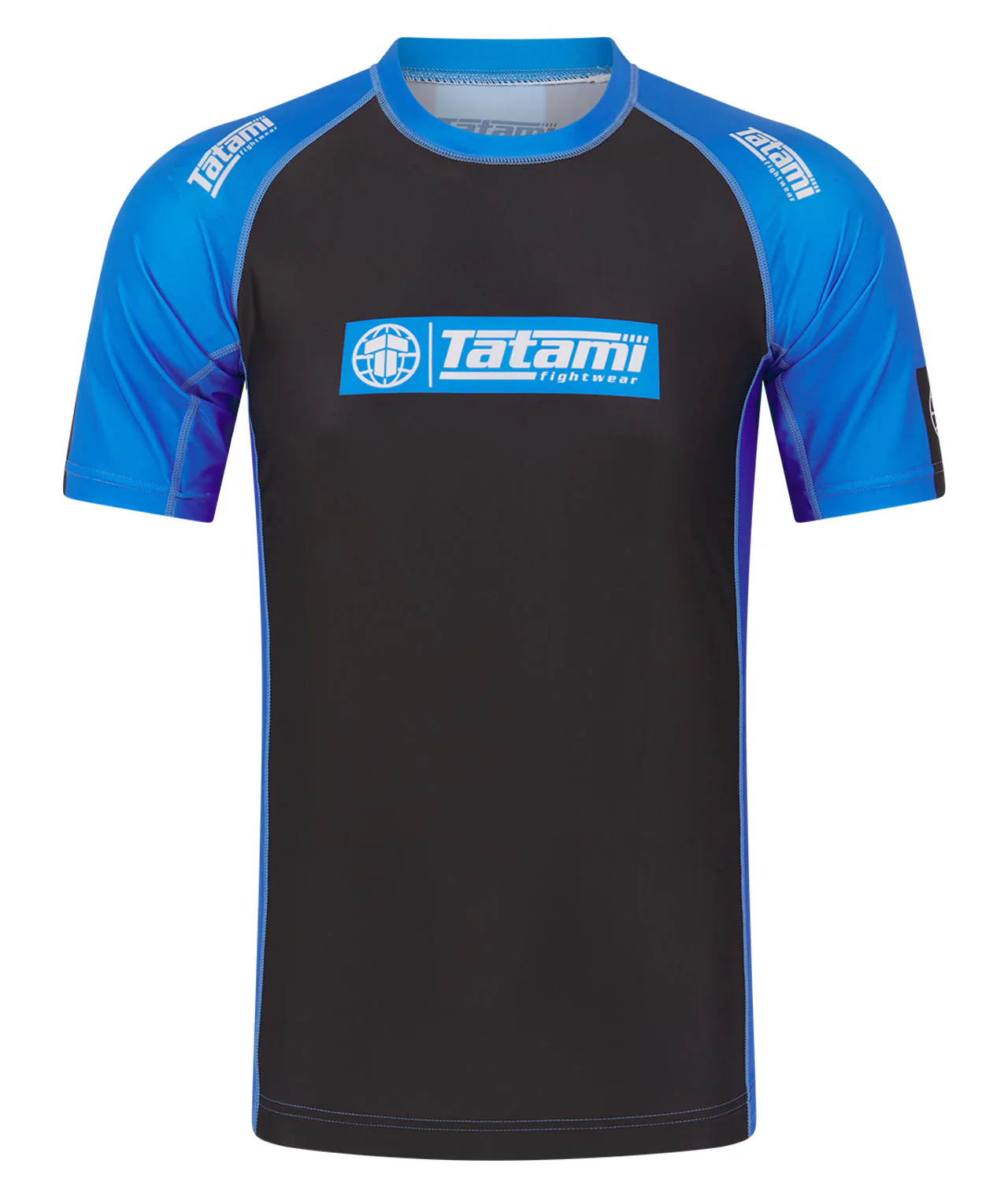 IBJJF Ranked Short Sleeve Rash Guard - Blue