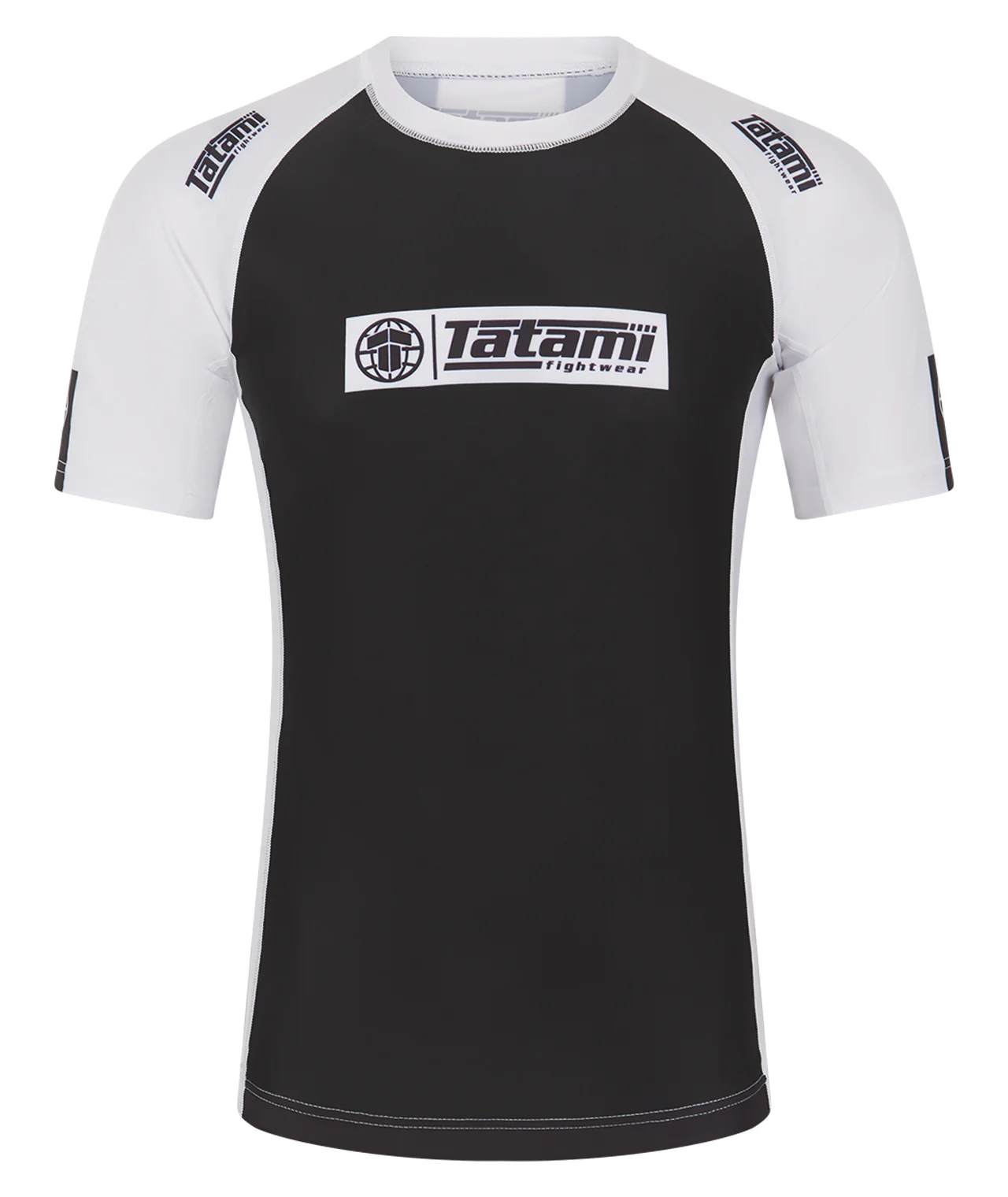 IBJJF Ranked Short Sleeve Rash Guard - White