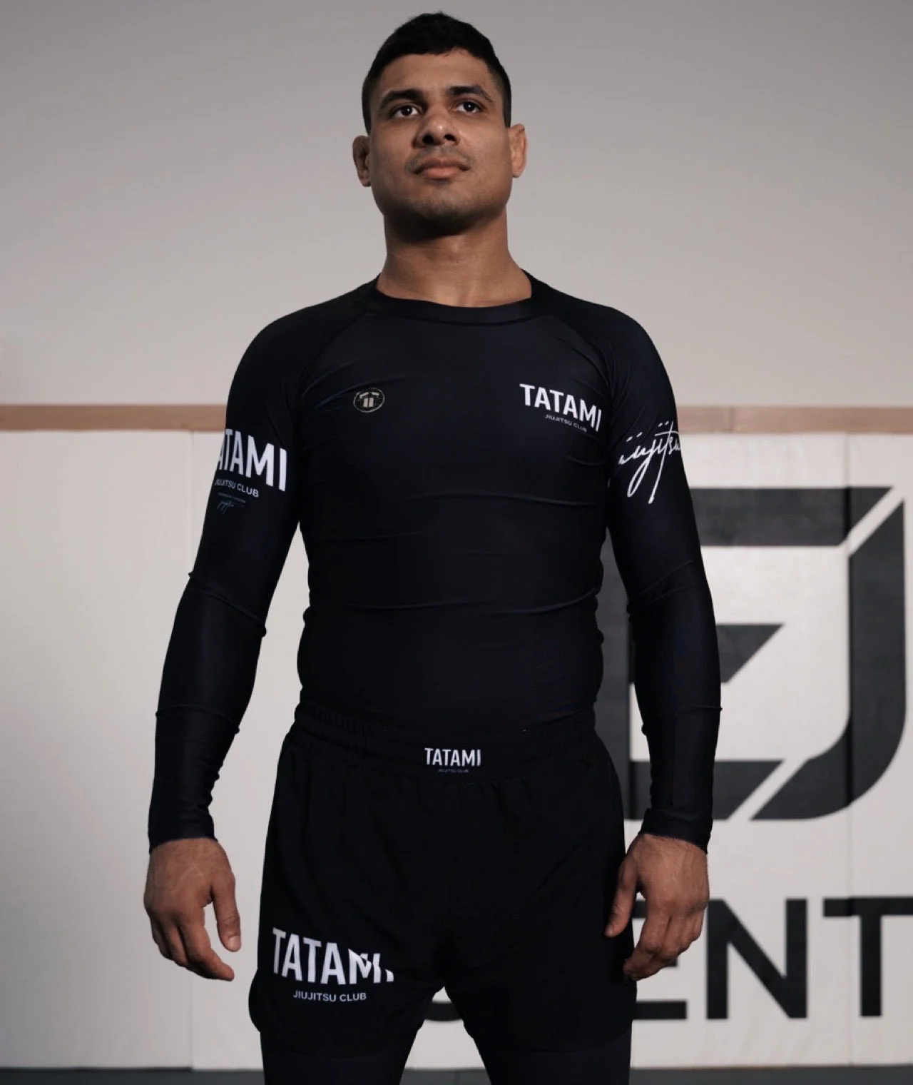 JJ Club Long Sleeve Rash Guard - Black - Image 6