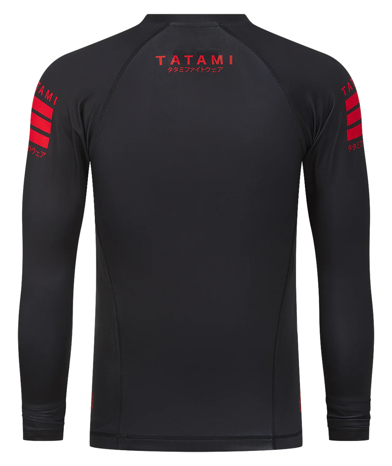 Katakana V2 Long Sleeve Rash Guard - Black - Image 2