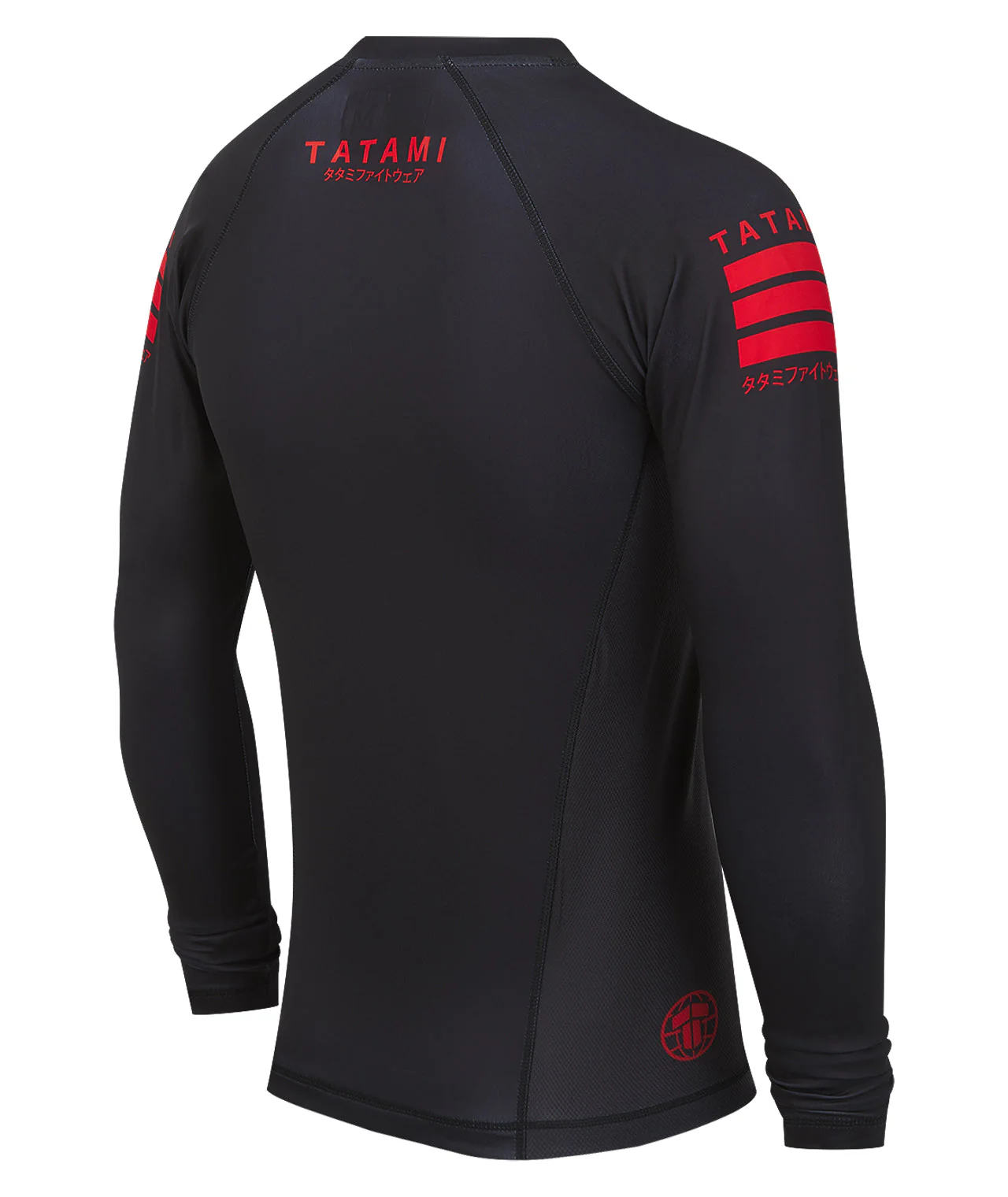 Katakana V2 Long Sleeve Rash Guard - Black - Image 4