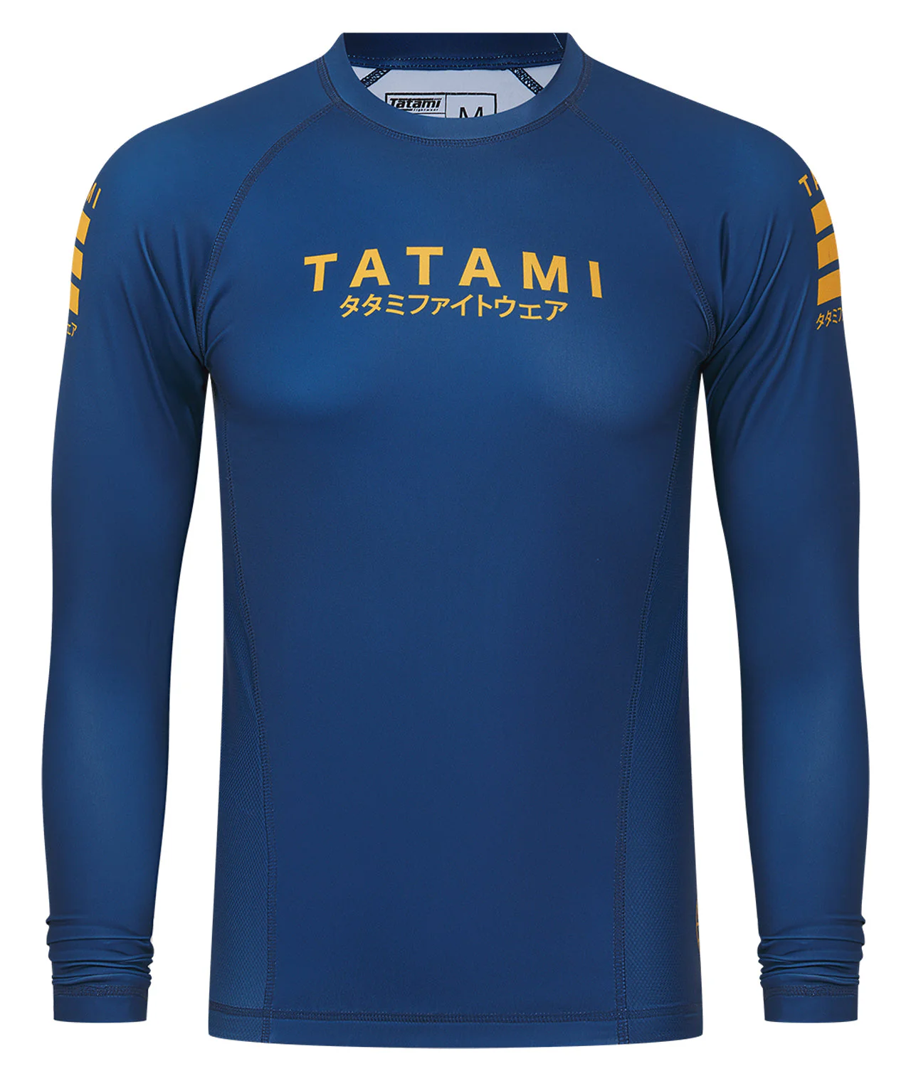 Katakana V2 Long Sleeve Rash Guard - Blue