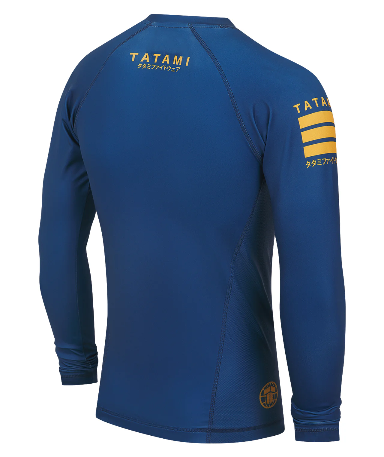 Katakana V2 Long Sleeve Rash Guard - Blue - Image 4