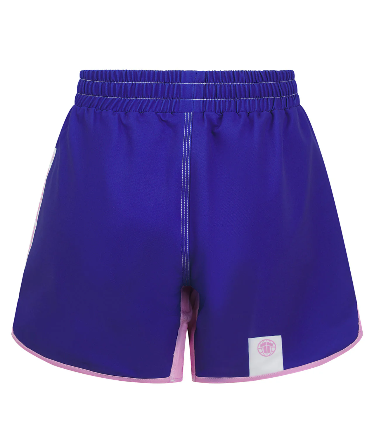 Kids Contrast Grappling Shorts - Navy & Pink - Image 3