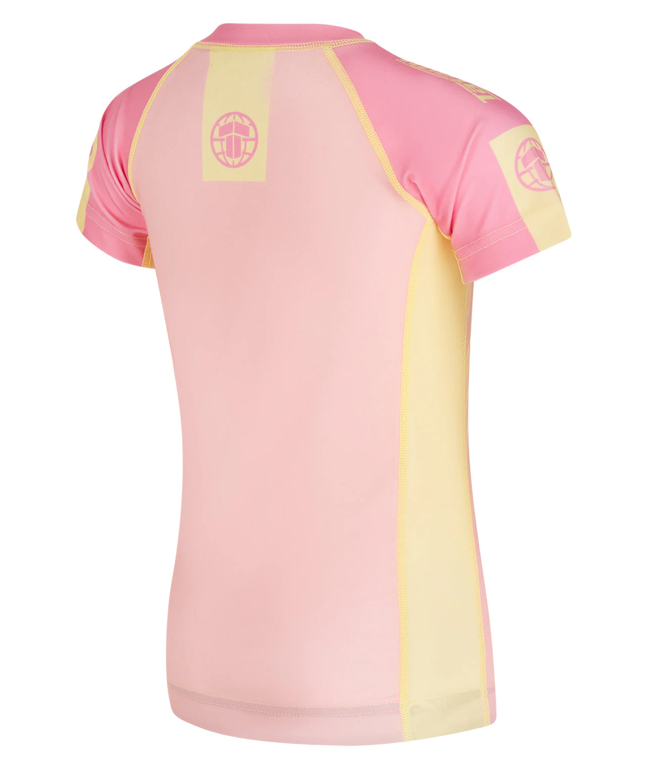 Kids Contrast Short Sleeve Rash Guard - Candy - Image 4