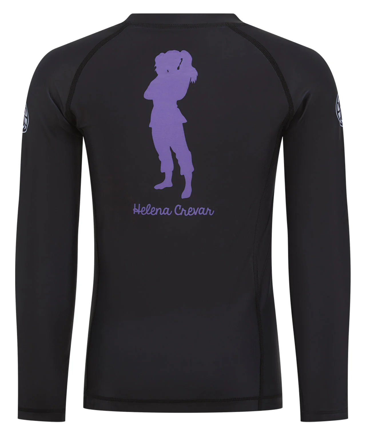 Kids Helena Profile Rash Guard - Black - Image 2
