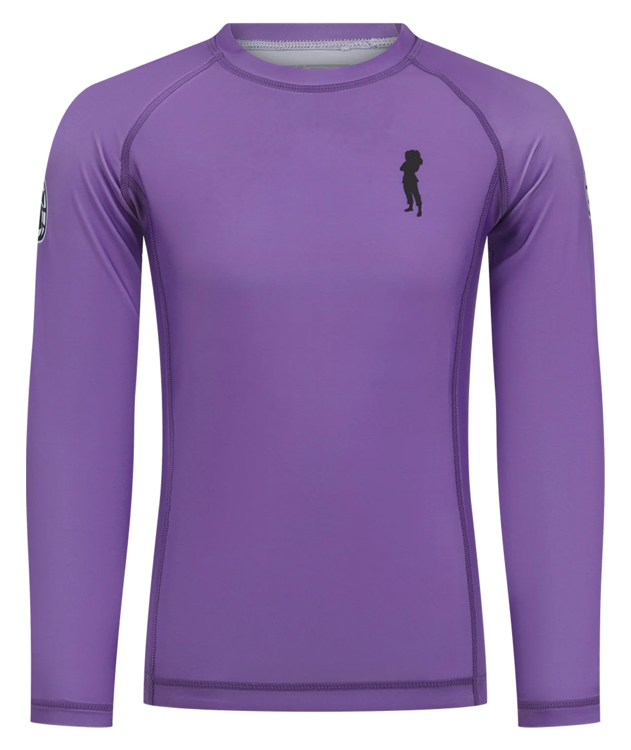 Kids Helena Profile Rash Guard - Purple