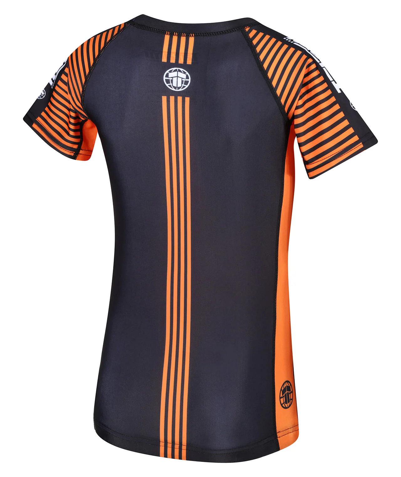 Kids IBJJF Ranked Rash Guard - Orange - Image 4