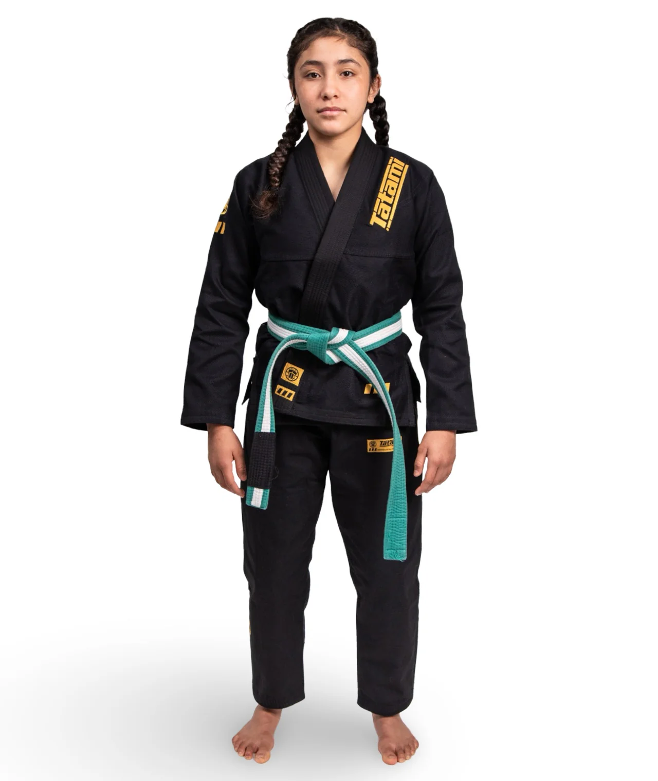 Kids Pro Series Gi - Black & Champion Gold - Image 3