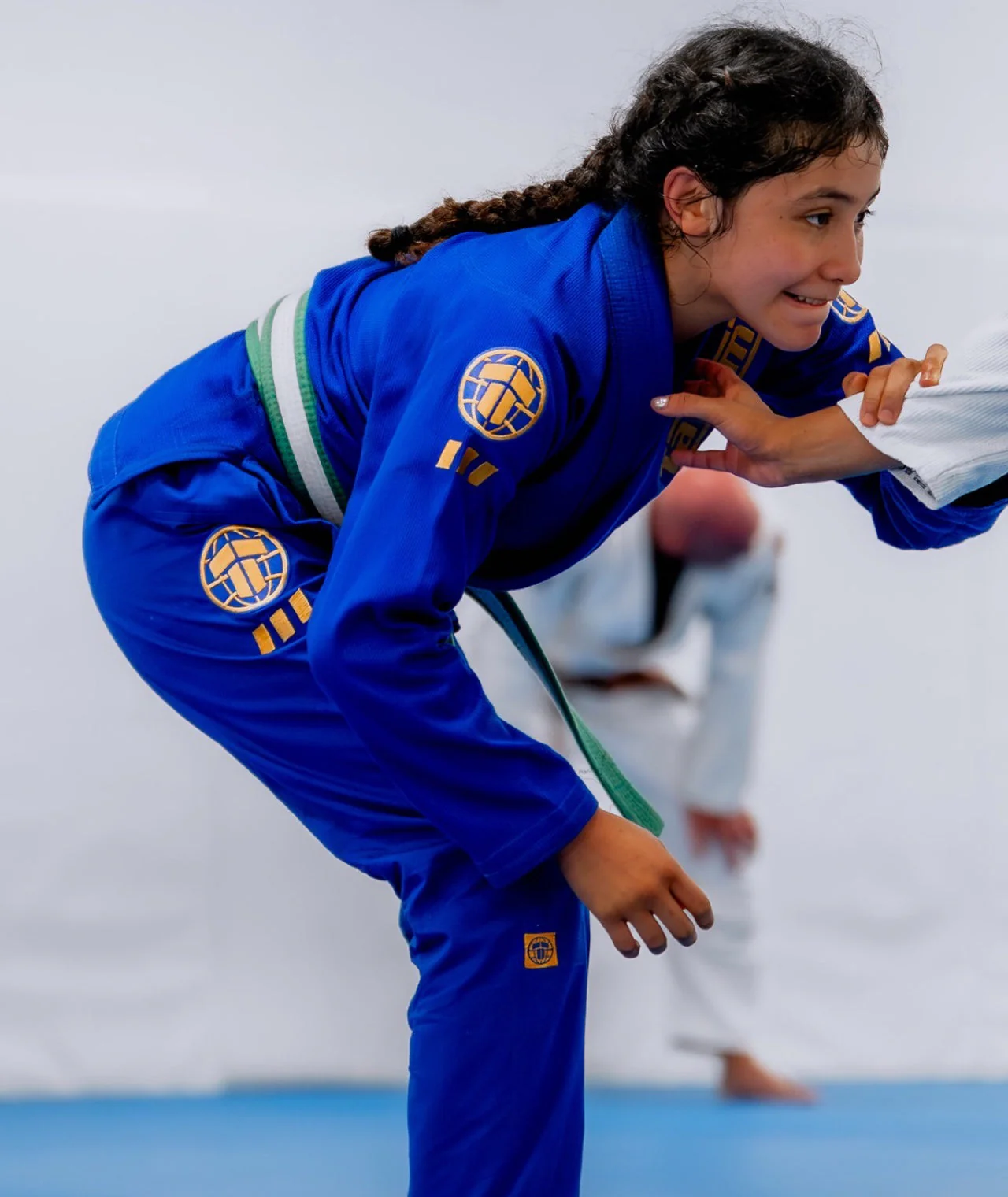 Kids Pro Series Gi - Blue & Champion Gold - Image 9