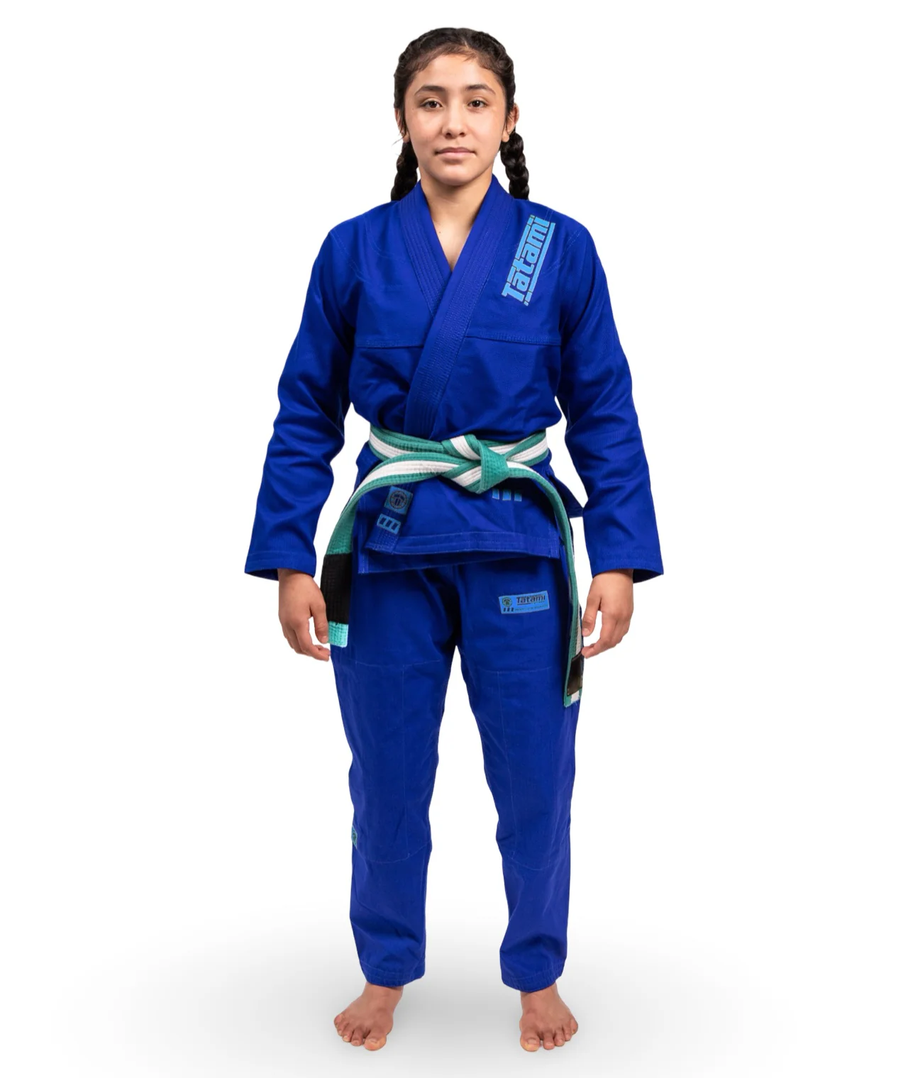 Kids Pro Series Gi - Blue & Sky Blue - Image 3