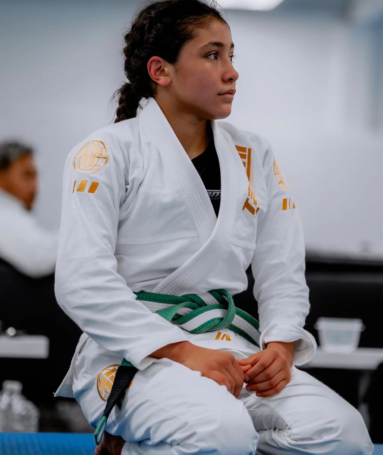 Kids Pro Series Gi - White & Champion Gold - Image 2