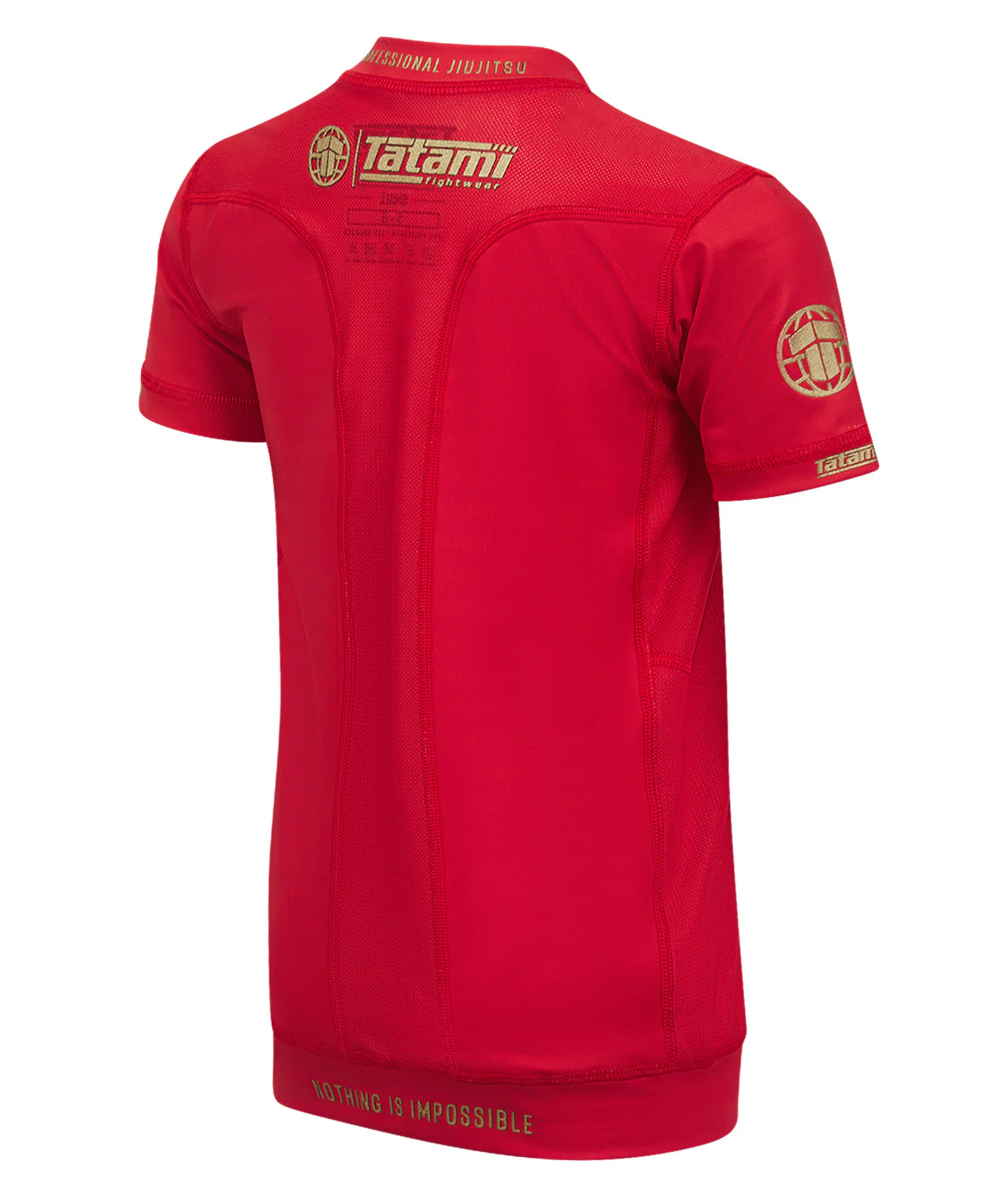 Kids Tatami Pro Rash Guard - Red - Image 4