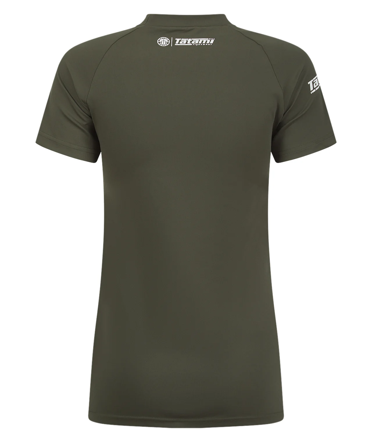 Ladies Agile Short Sleeve Rash Guard - Khaki - Image 3