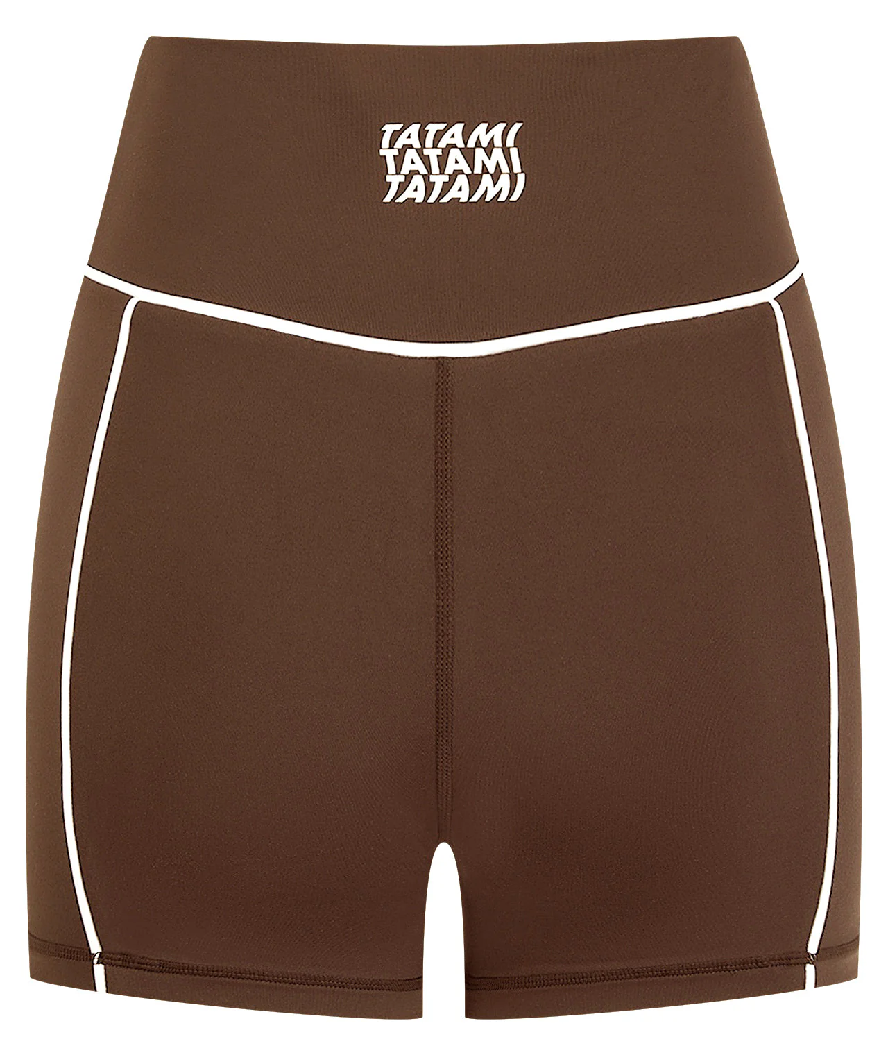 Ladies Contour Compression Shorts - Brown - Image 4