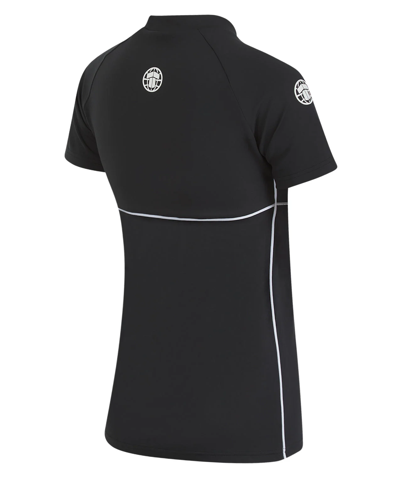 Ladies Contour Short Sleeve Rash Guard - Black - Image 5