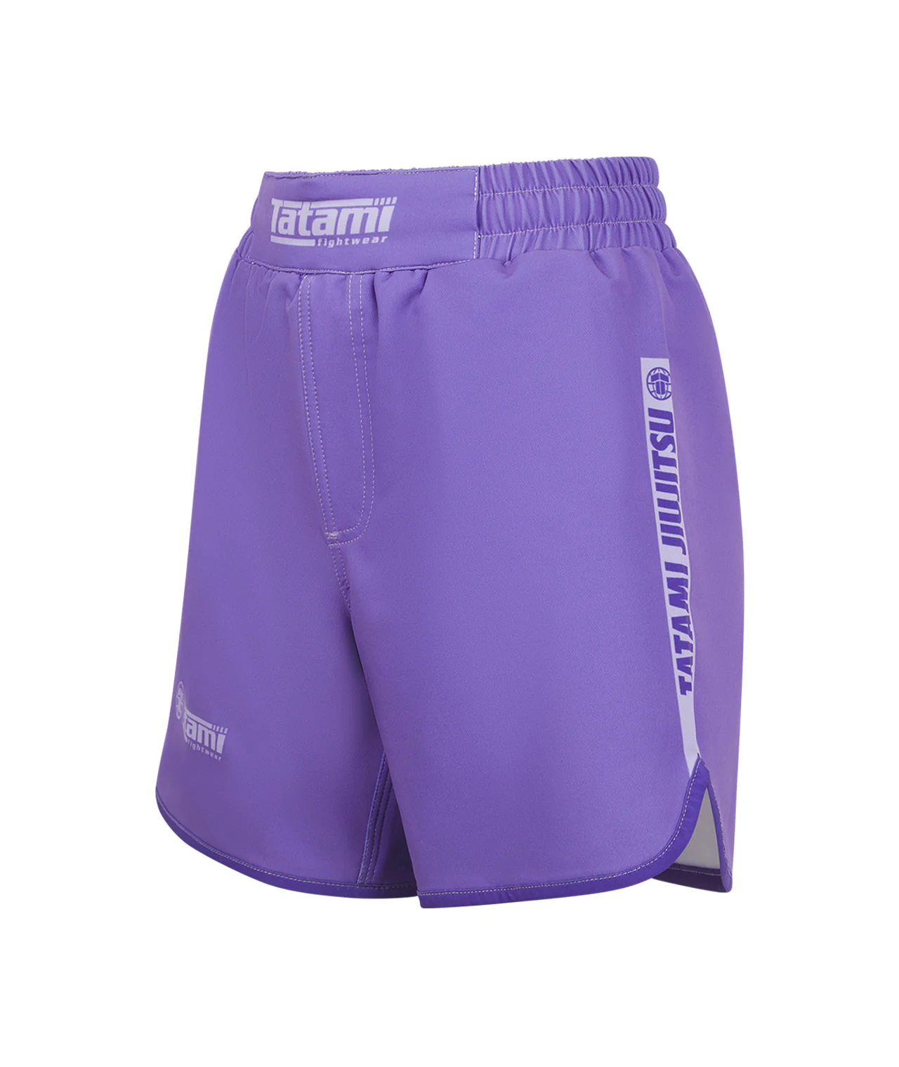 Ladies Contrast High Cut Shorts - Purple - Image 3