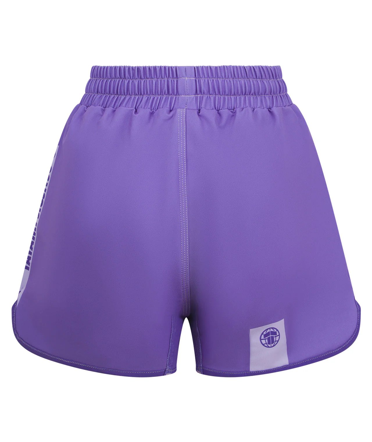 Ladies Contrast High Cut Shorts - Purple - Image 4