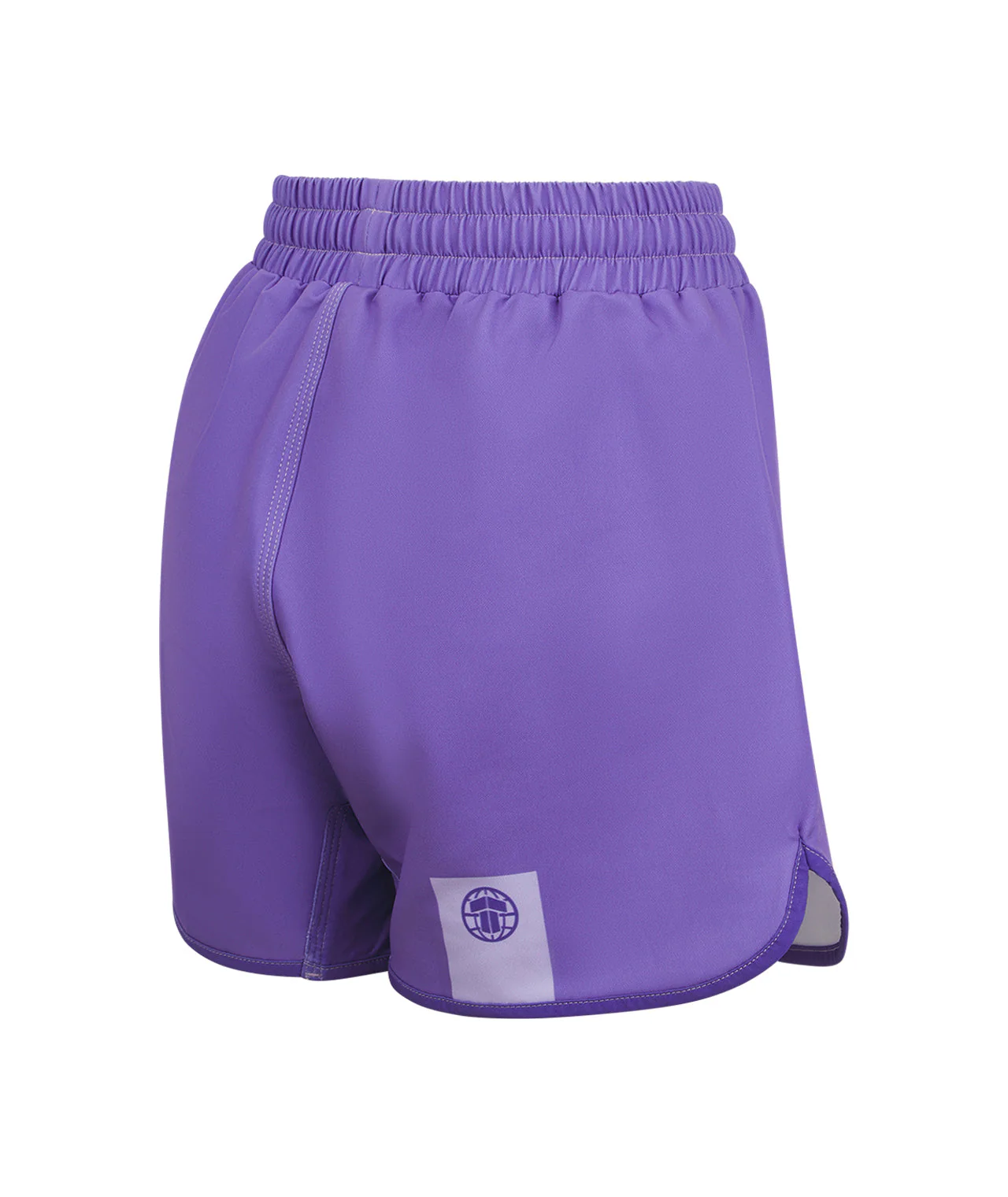 Ladies Contrast High Cut Shorts - Purple - Image 5