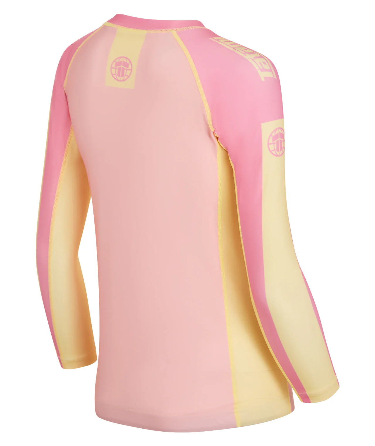 Ladies Contrast Long Sleeve Rash Guard - Candy - Image 5