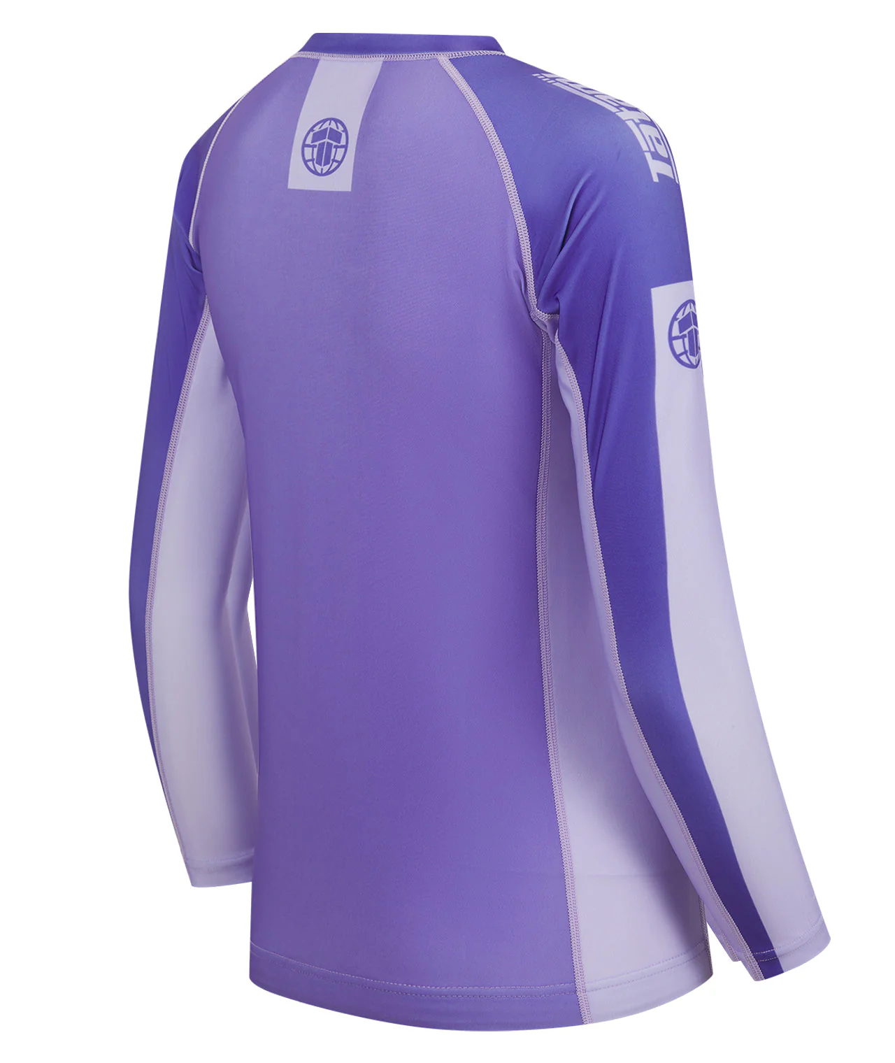 Ladies Contrast Long Sleeve Rash Guard - Purple - Image 5
