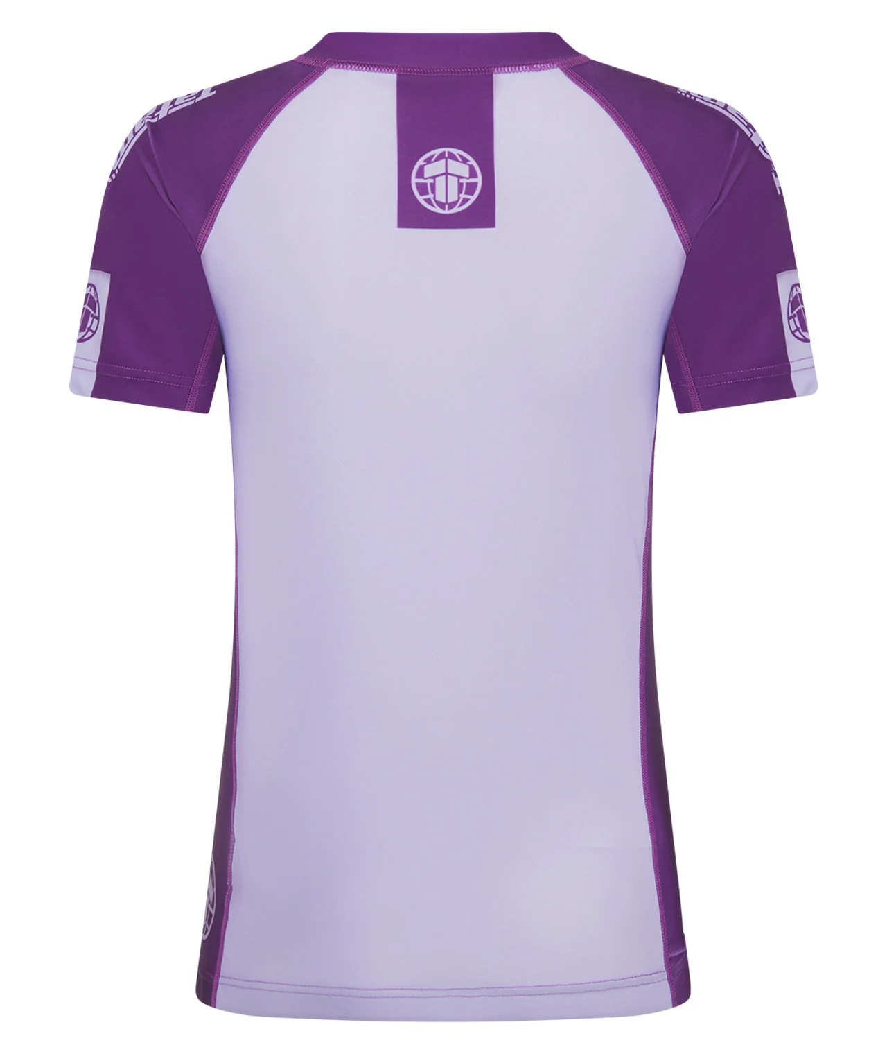 Ladies Contrast Short Sleeve Rash Guard - Berry - Image 4