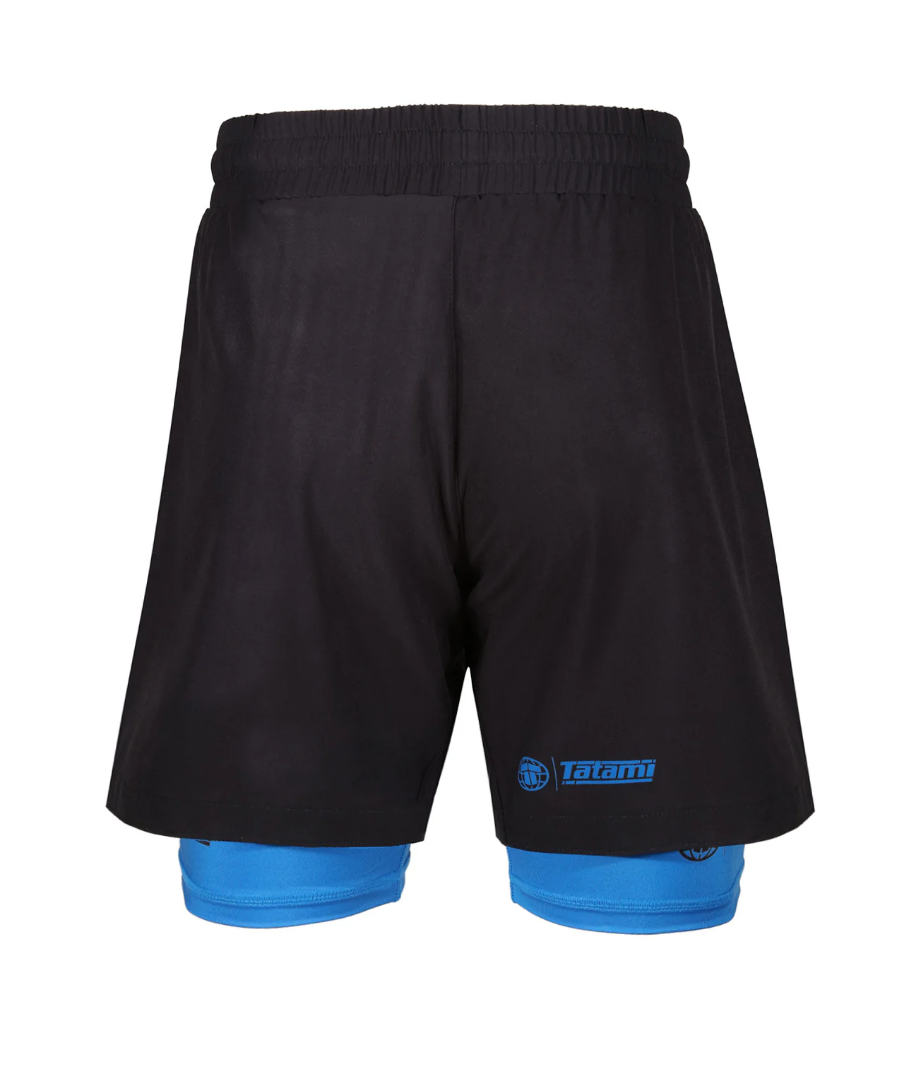 Ladies Dual Layer Grappling Shorts - Blue - Image 3