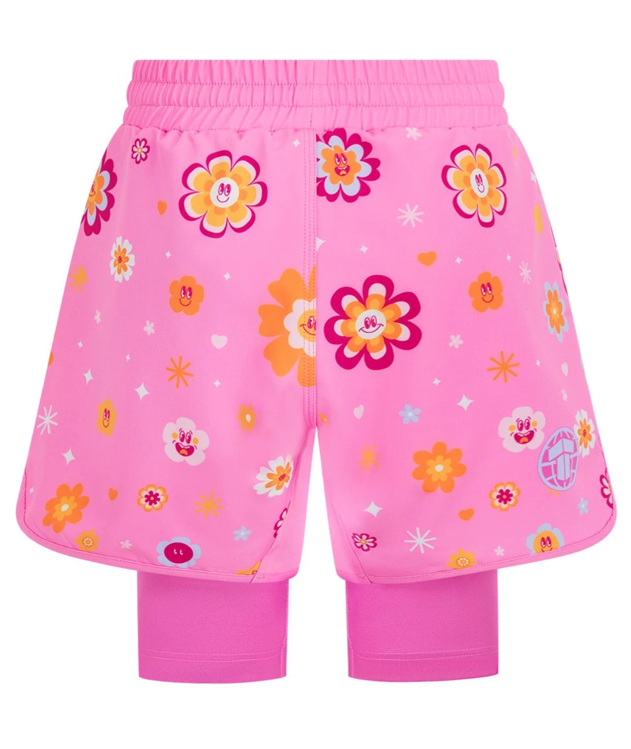 Ladies Flower Power Hybrid Shorts - Image 2