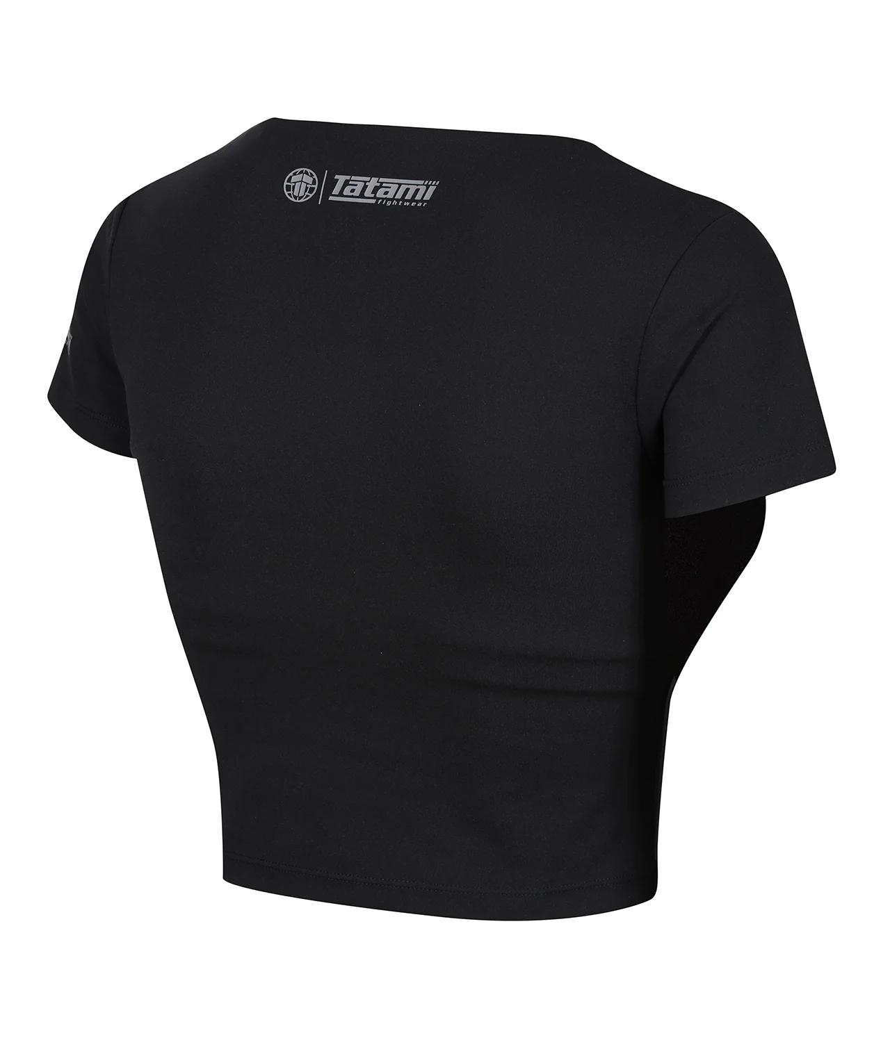 Ladies Fusion Cropped Training Top - Black - Image 5