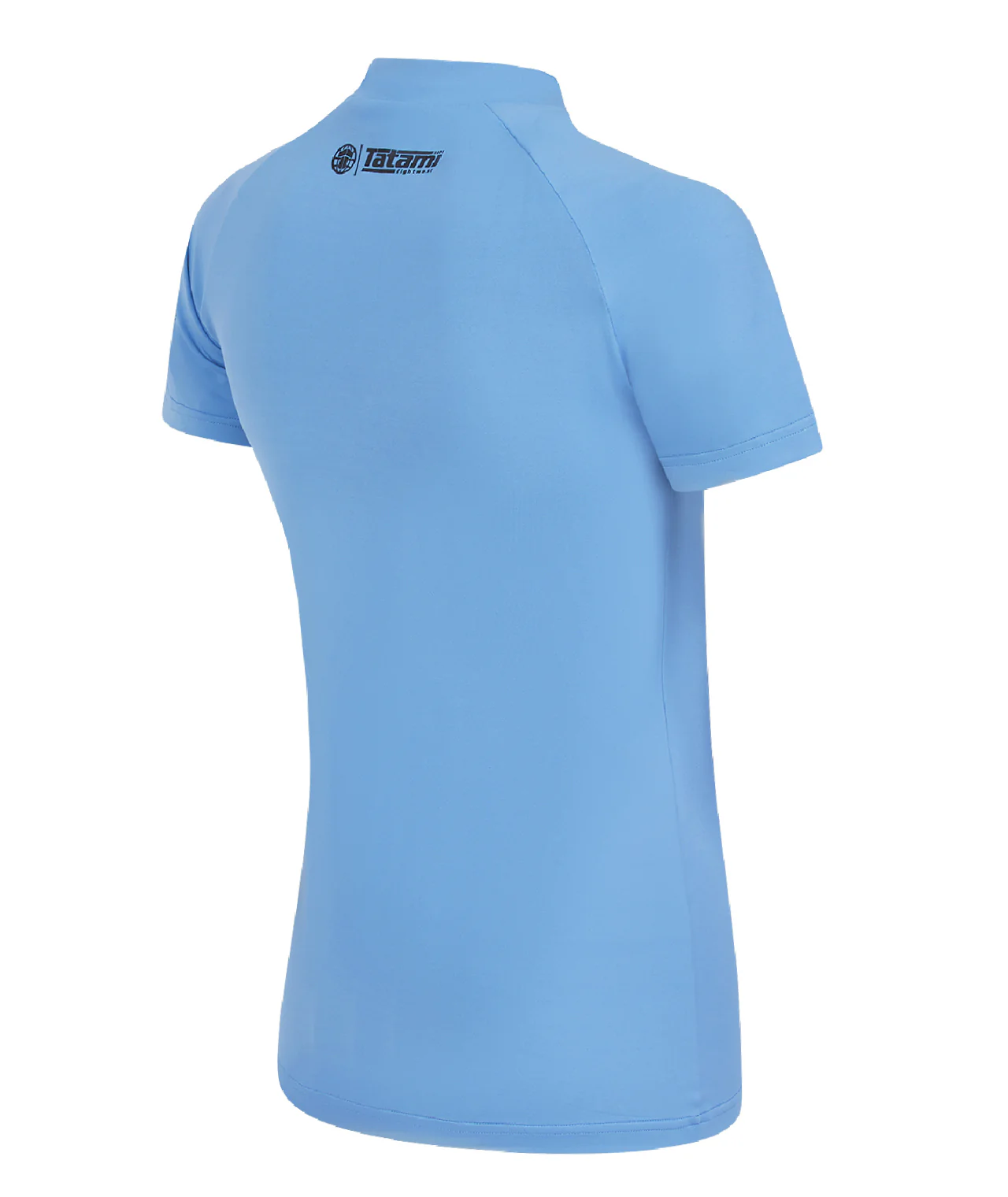 Ladies Fusion Short Sleeve Rash Guard - Blue - Image 5