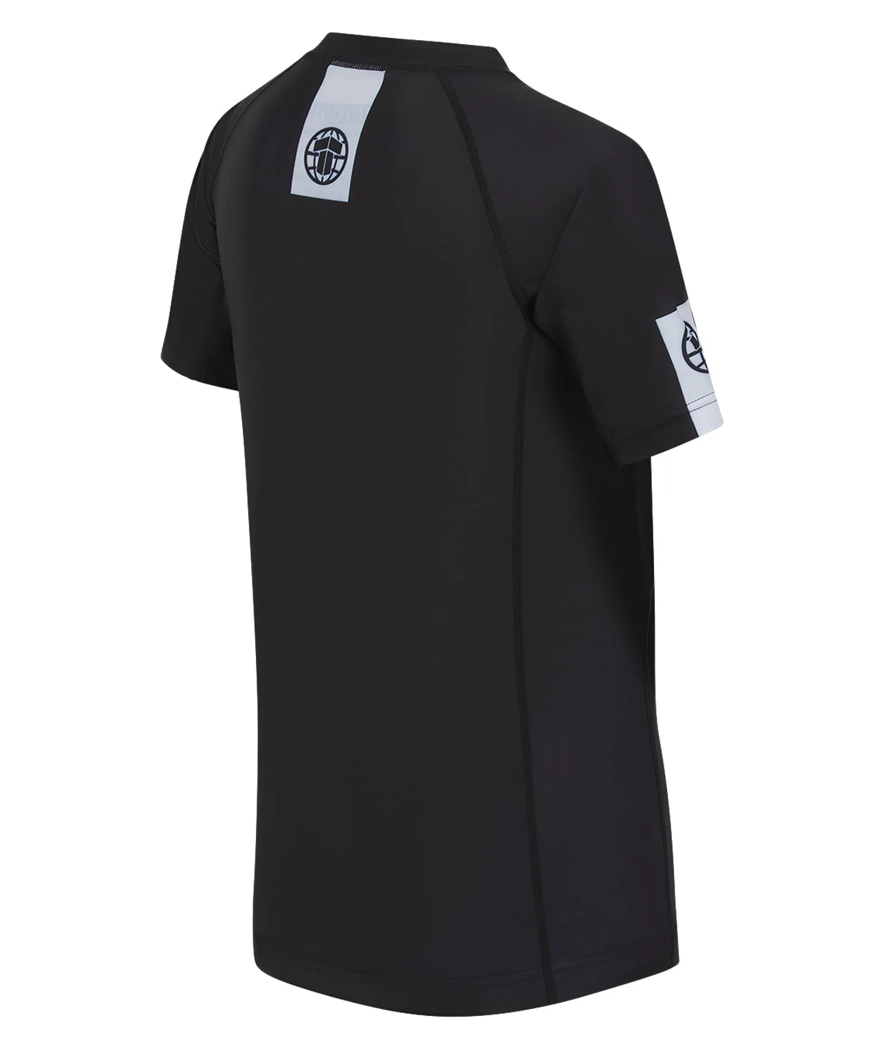 Ladies IBJJF Ranked Short Sleeve Rash Guard - Black - Image 4