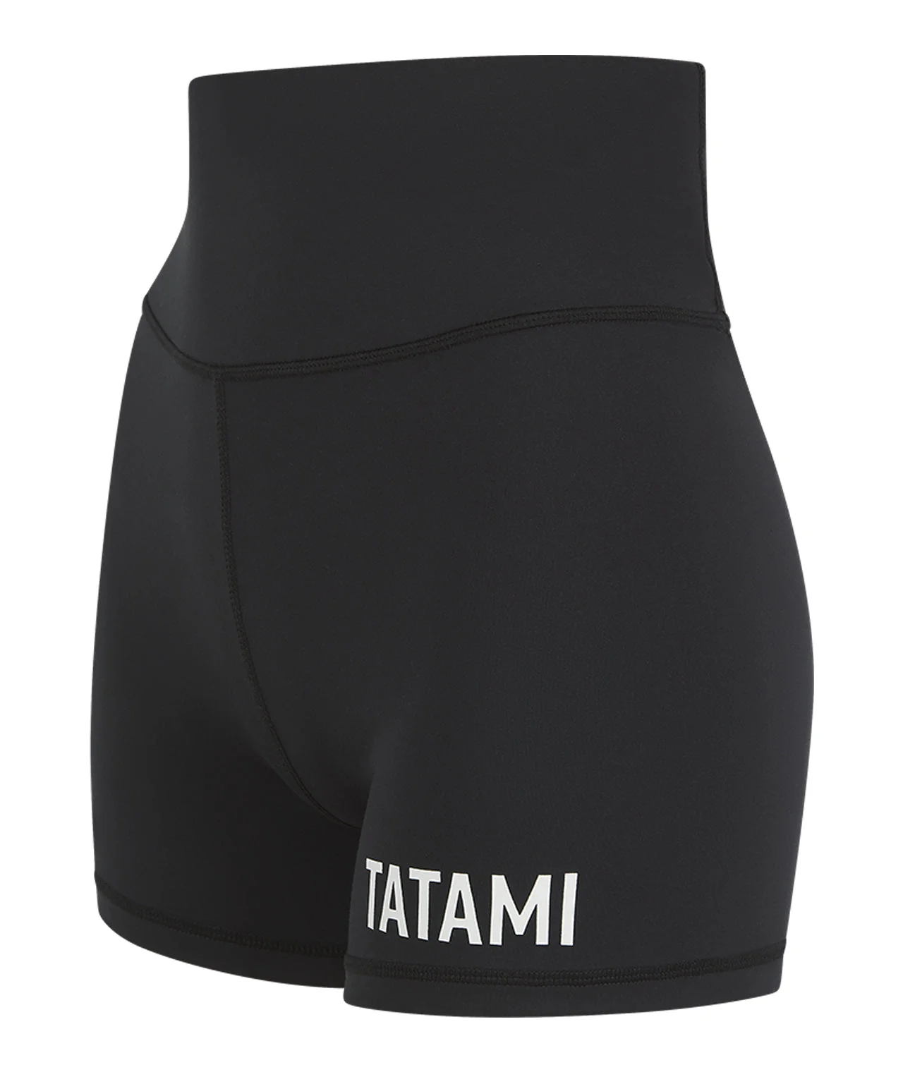 Ladies Luxe Compression Shorts - Black - Image 2