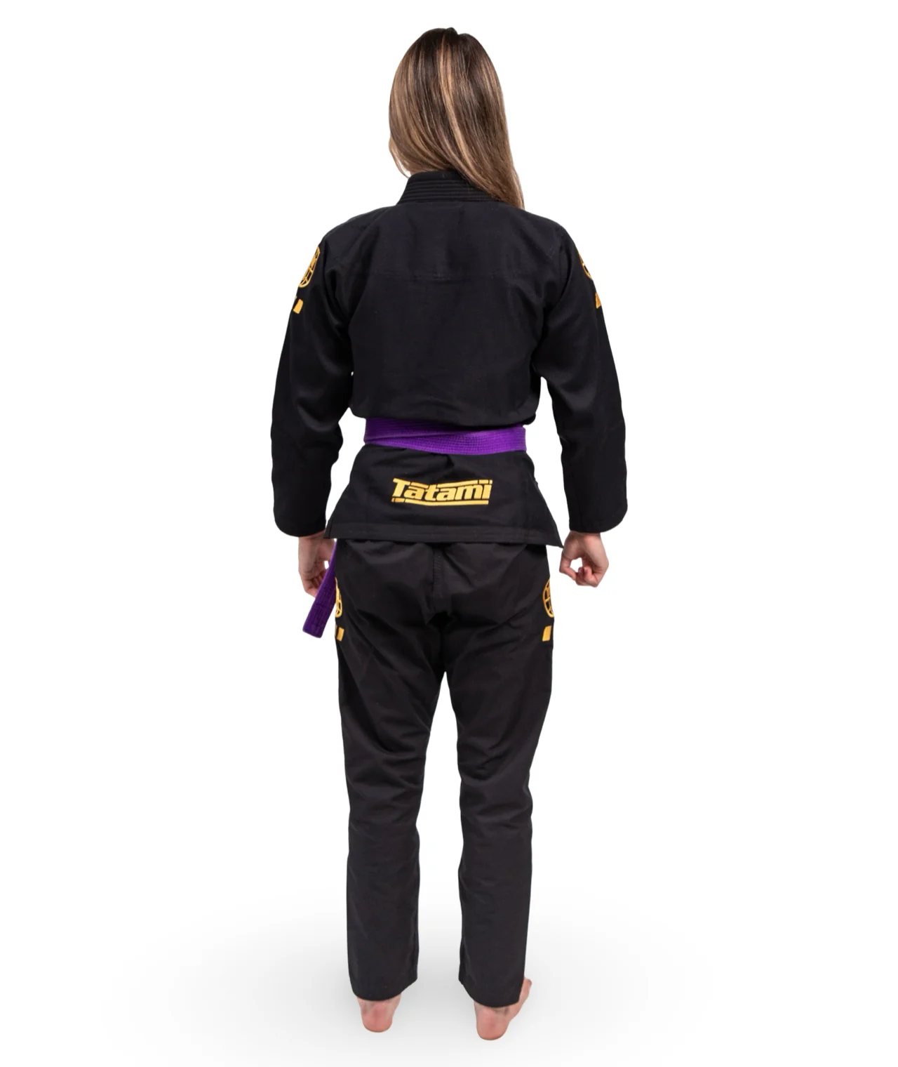 Ladies Pro Series Gi - Black & Champion Gold - Image 6