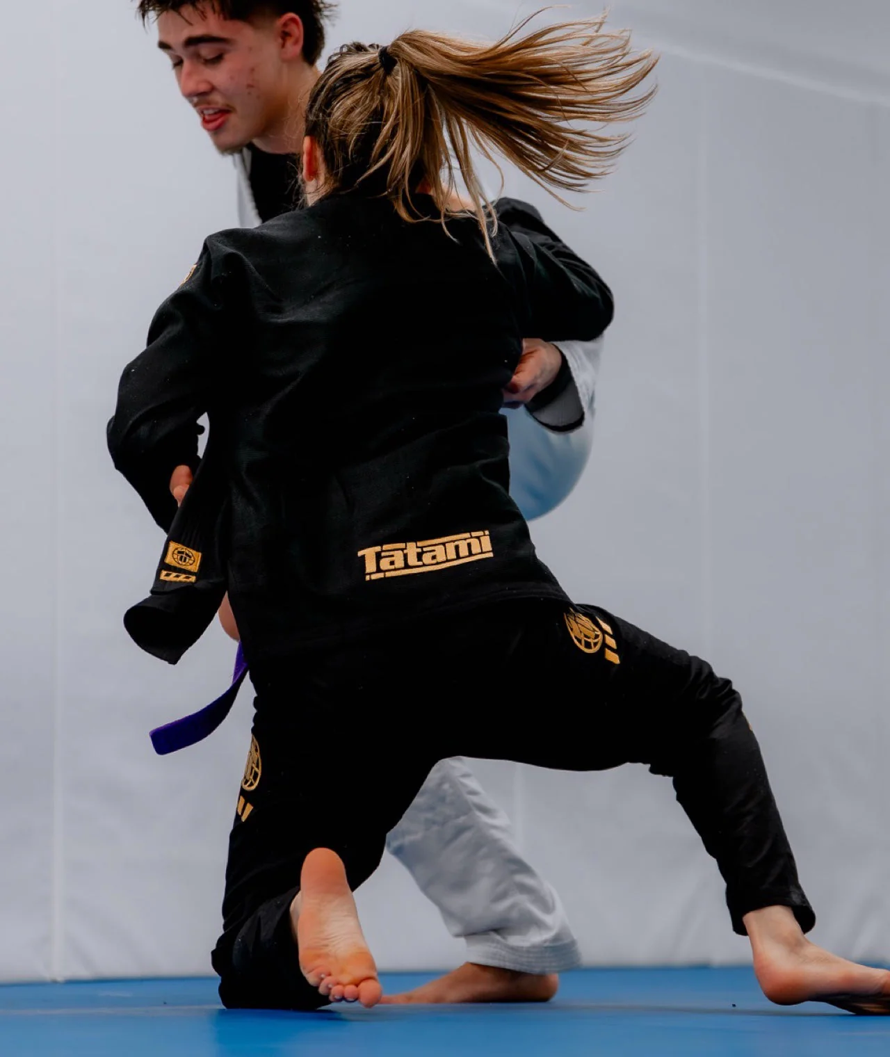 Ladies Pro Series Gi - Black & Champion Gold - Image 8
