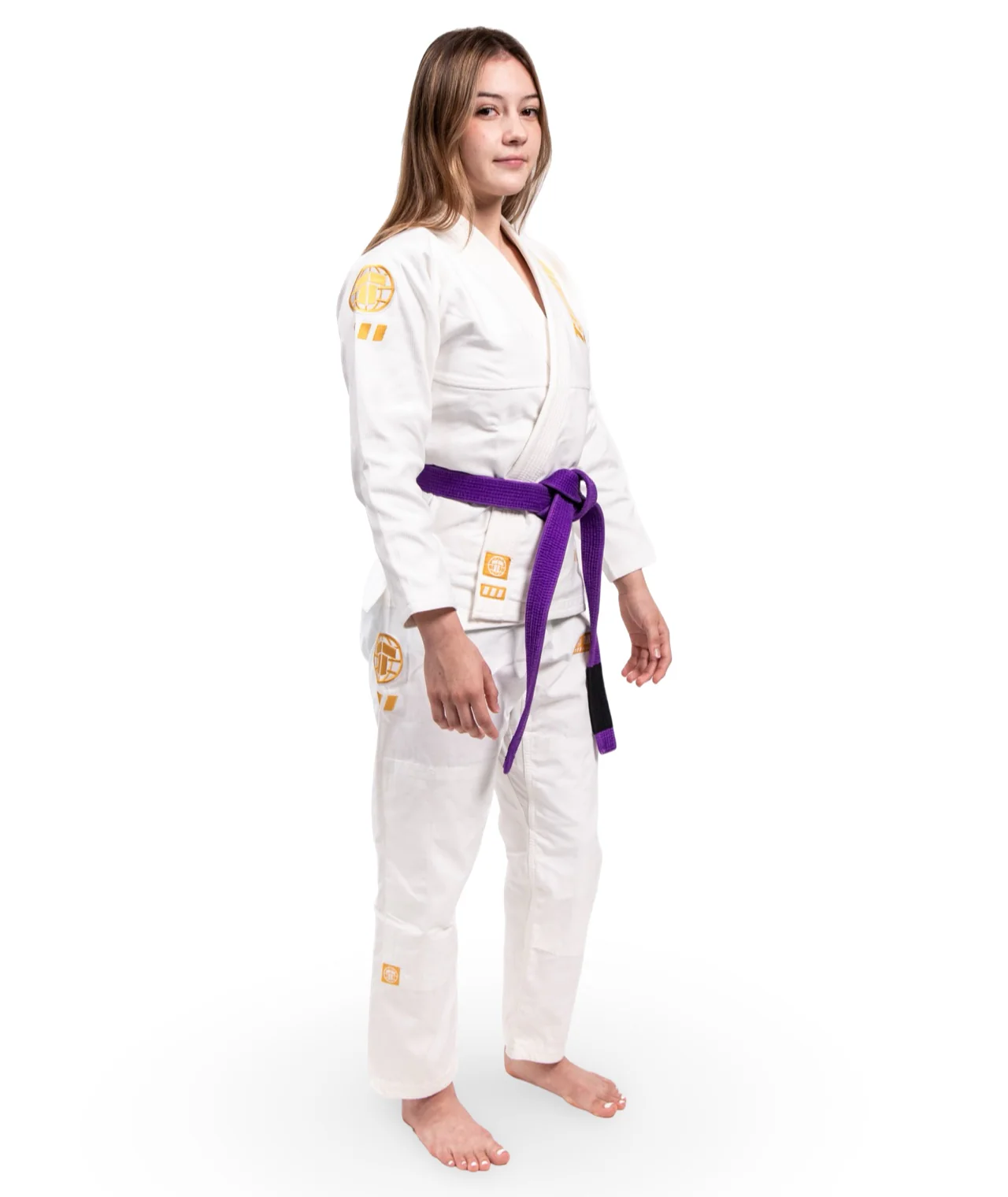 Ladies Pro Series Gi - White & Champion Gold - Image 5