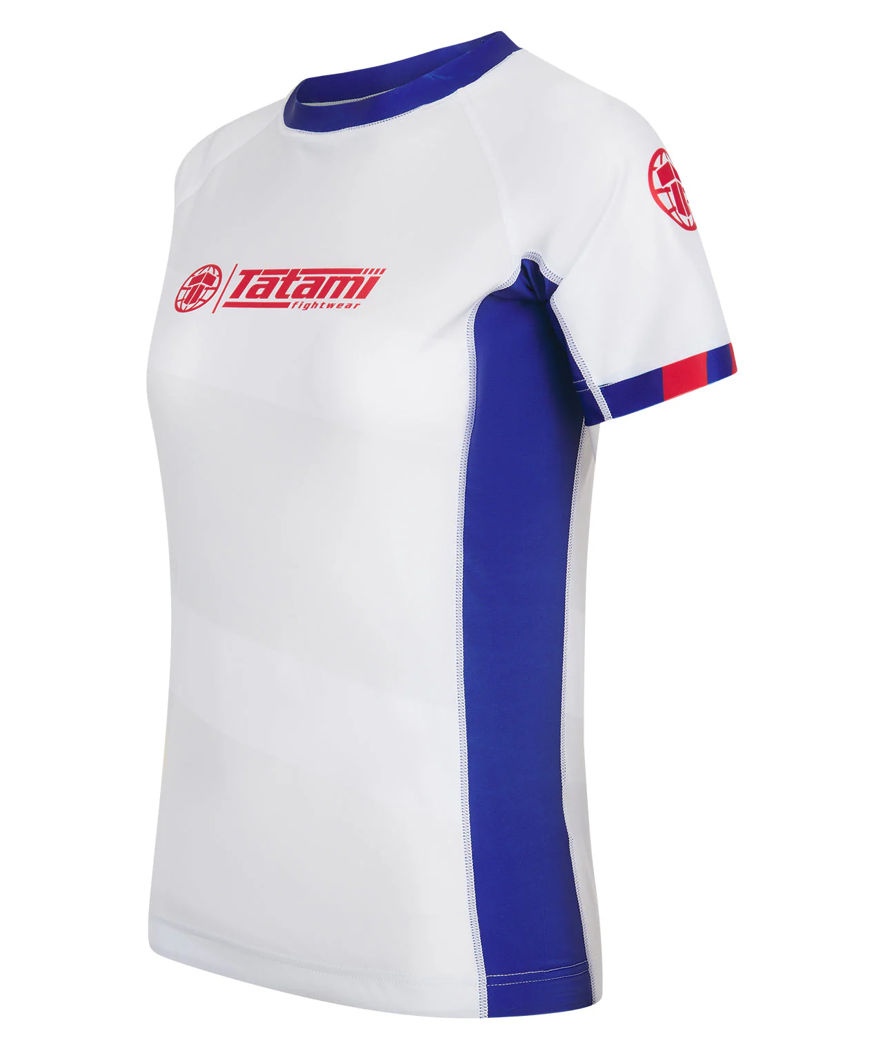 Ladies Tatami Nomad Rash Guard - White & Navy - Image 2