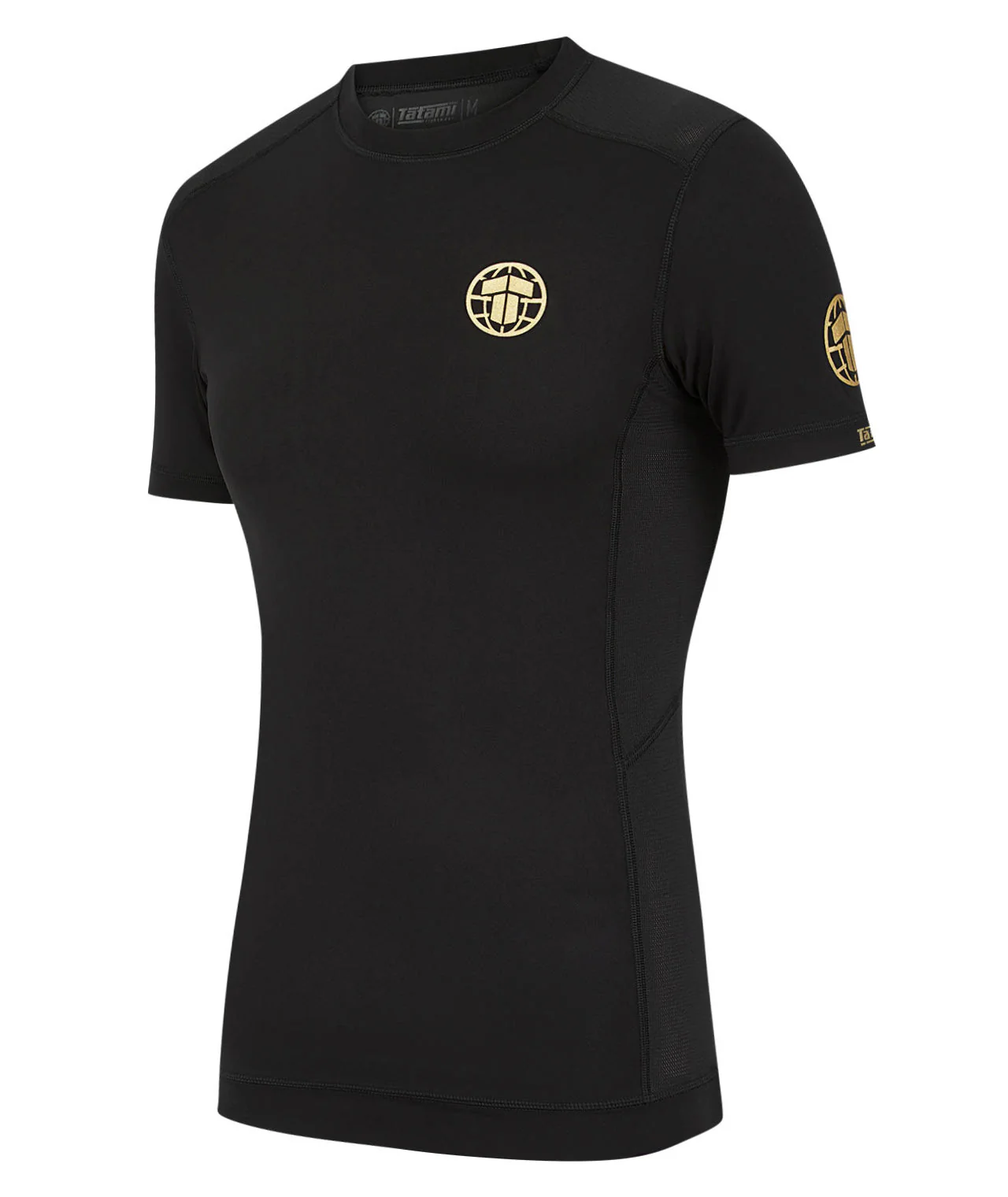 Ladies Tatami Pro Rash Guard - Black & Gold - Image 2