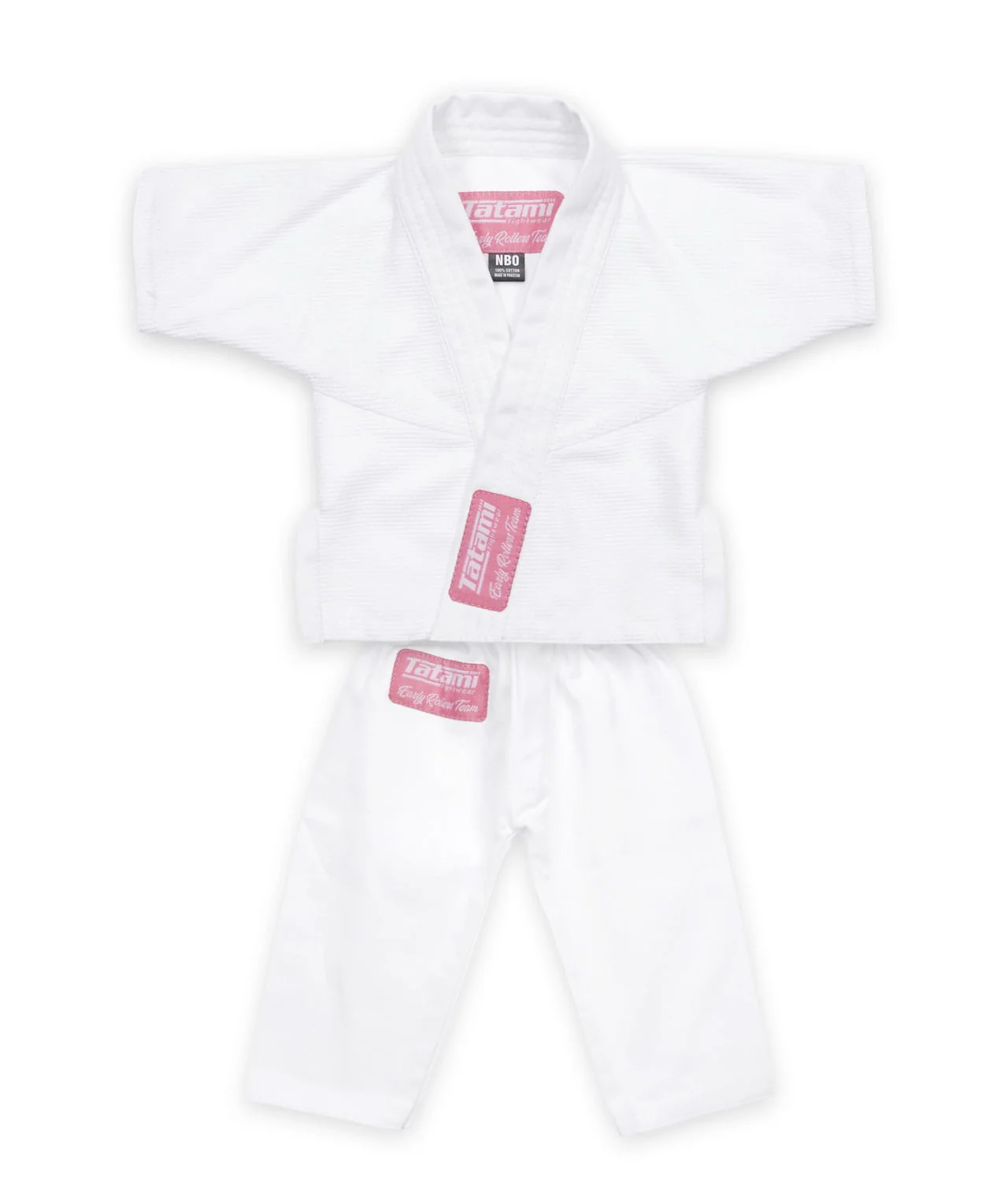 Newborn Jiu-Jitsu Gi - White & Pink